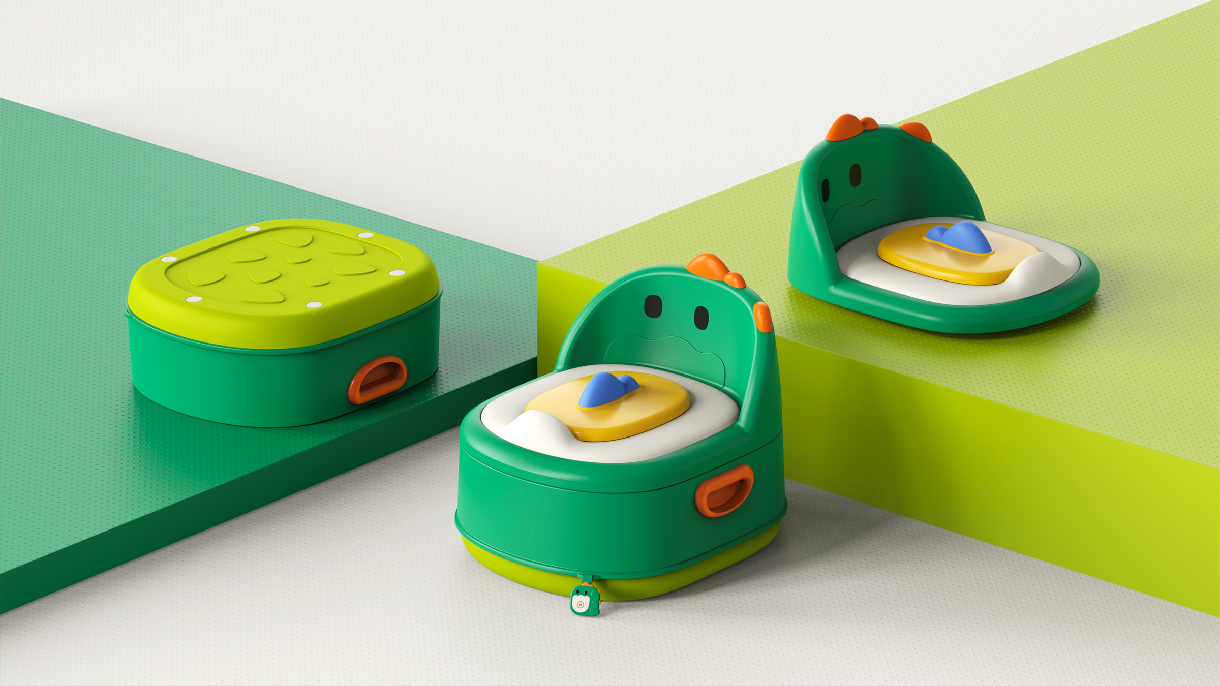 Maternal and infant products，industrial design，product design，Little dinosaur，Baby toilet，articles for daily use，Children's products，