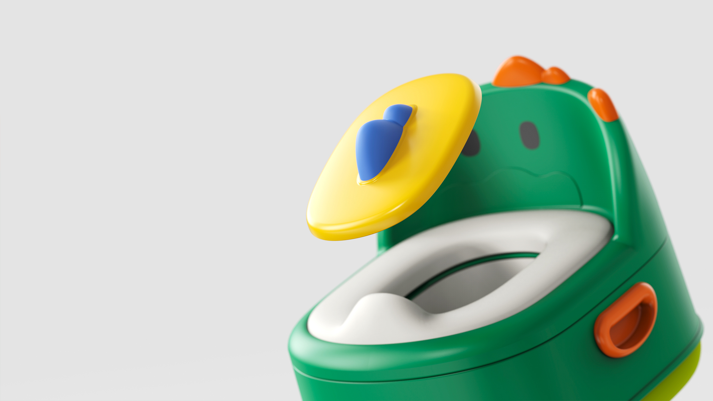 Maternal and infant products，industrial design，product design，Little dinosaur，Baby toilet，articles for daily use，Children's products，