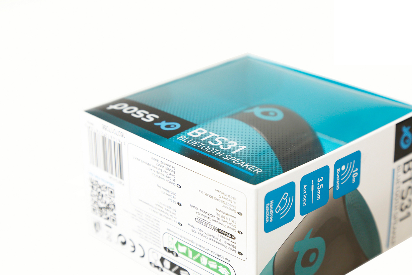 POSS - BTS31，cylinder，product design，loudspeaker box，sound，