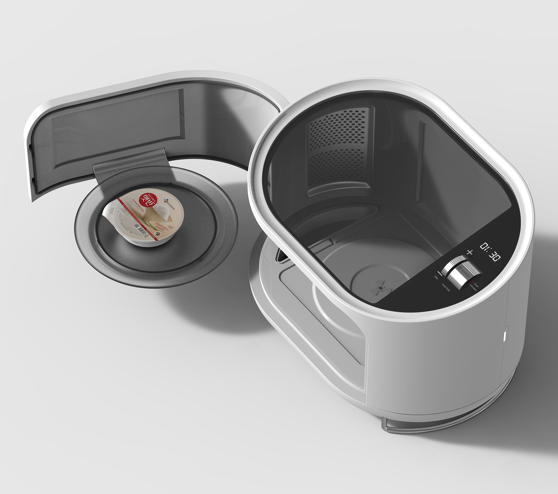 Waiter，Microwave Oven，cooking，