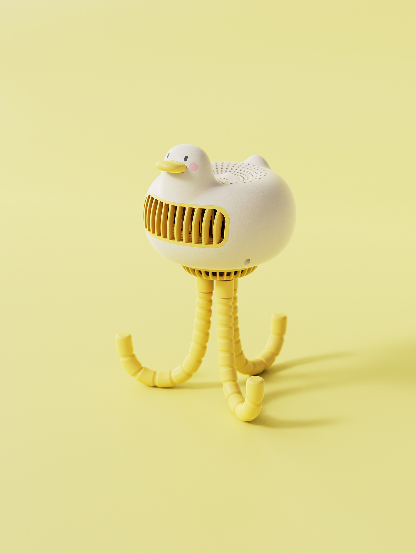 Blow Duck，Cute duck，cool duck，Stroller fan，Small fan，Turbofan，Fan design，Cartoon，
