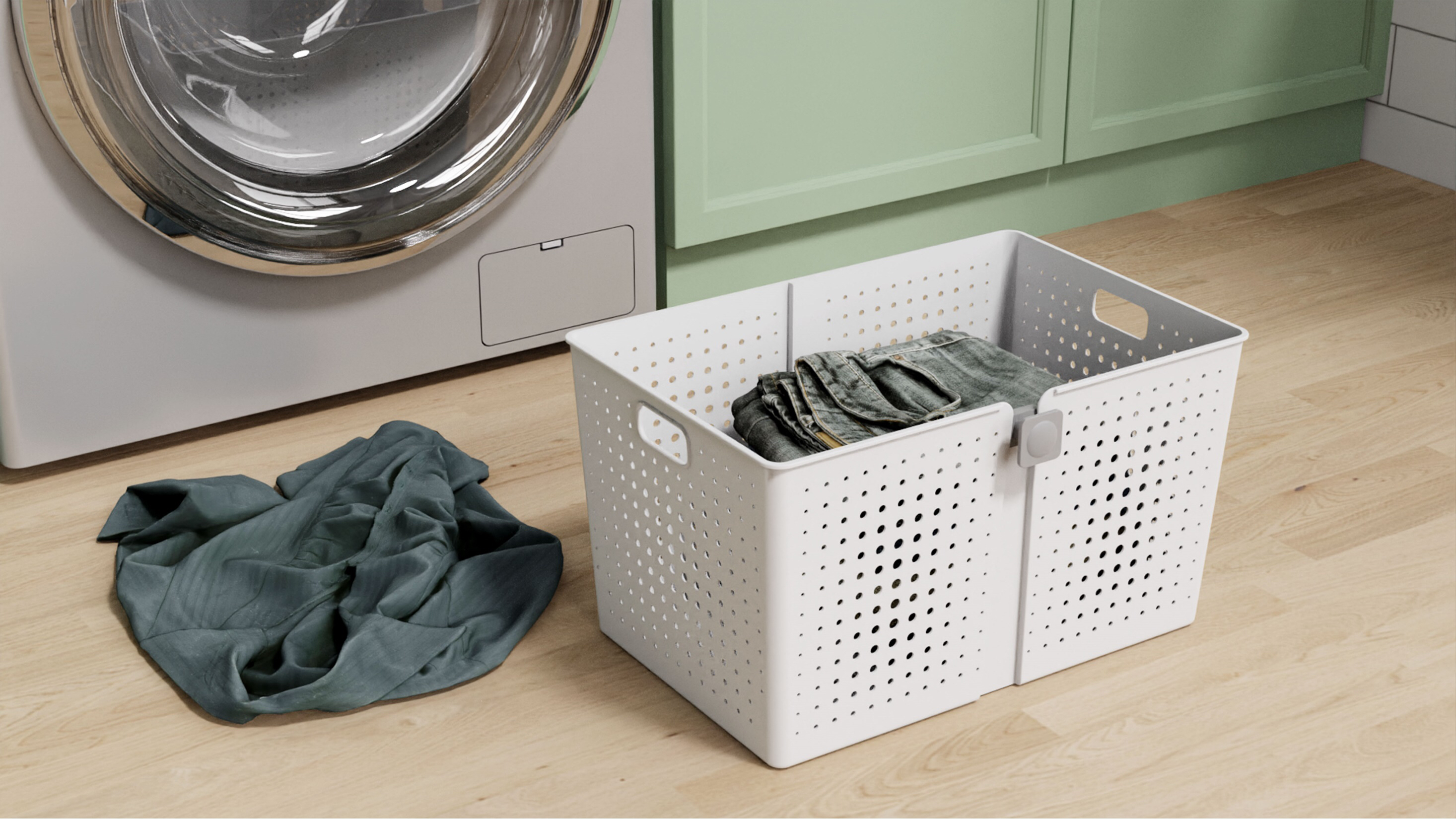 Storage basket，Storage basket，Dirty clothes basket，Classified storage，