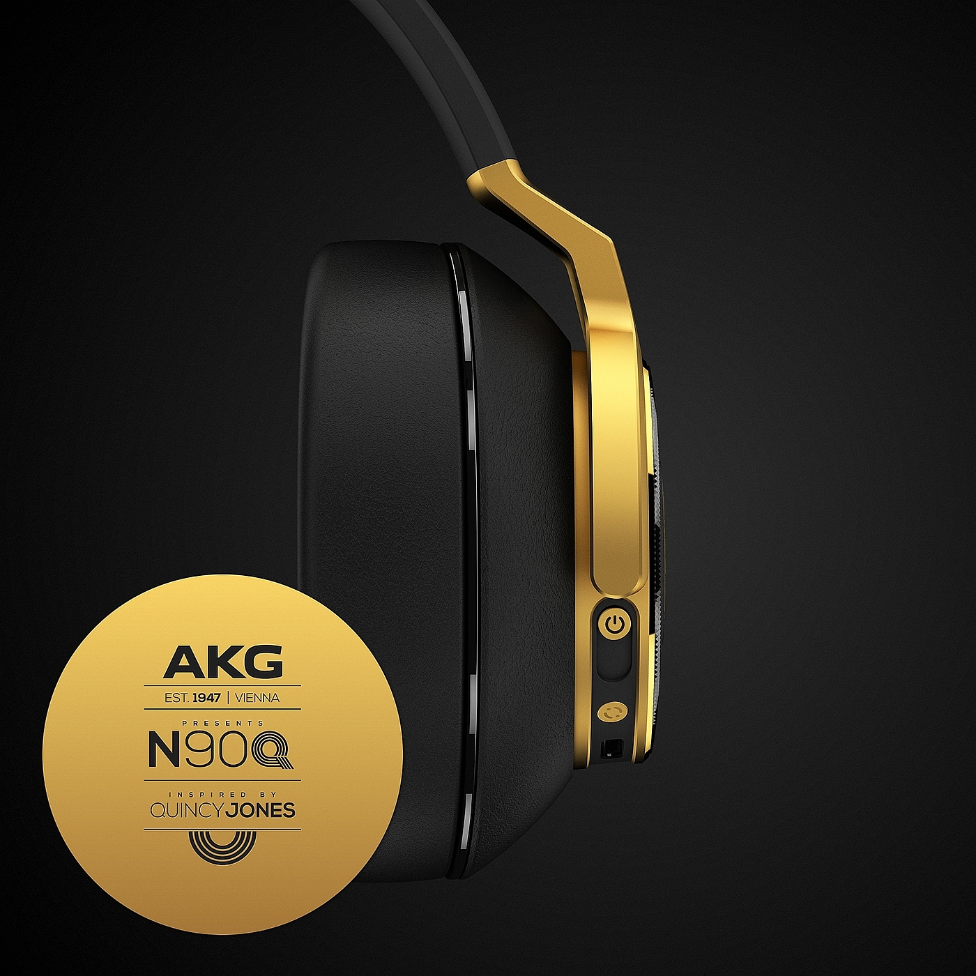 AKG N90Q，黑色，黄色，耳机，设备，