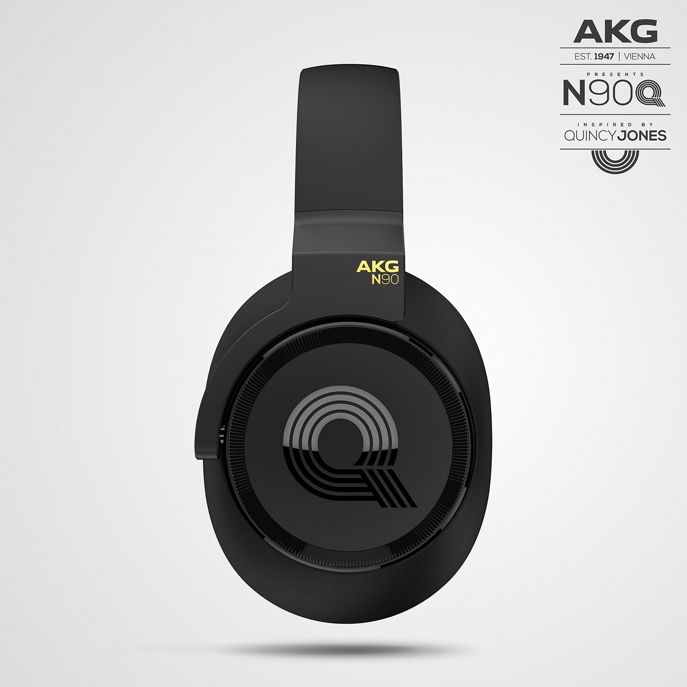 AKG N90Q，black，yellow，headset，equipment，