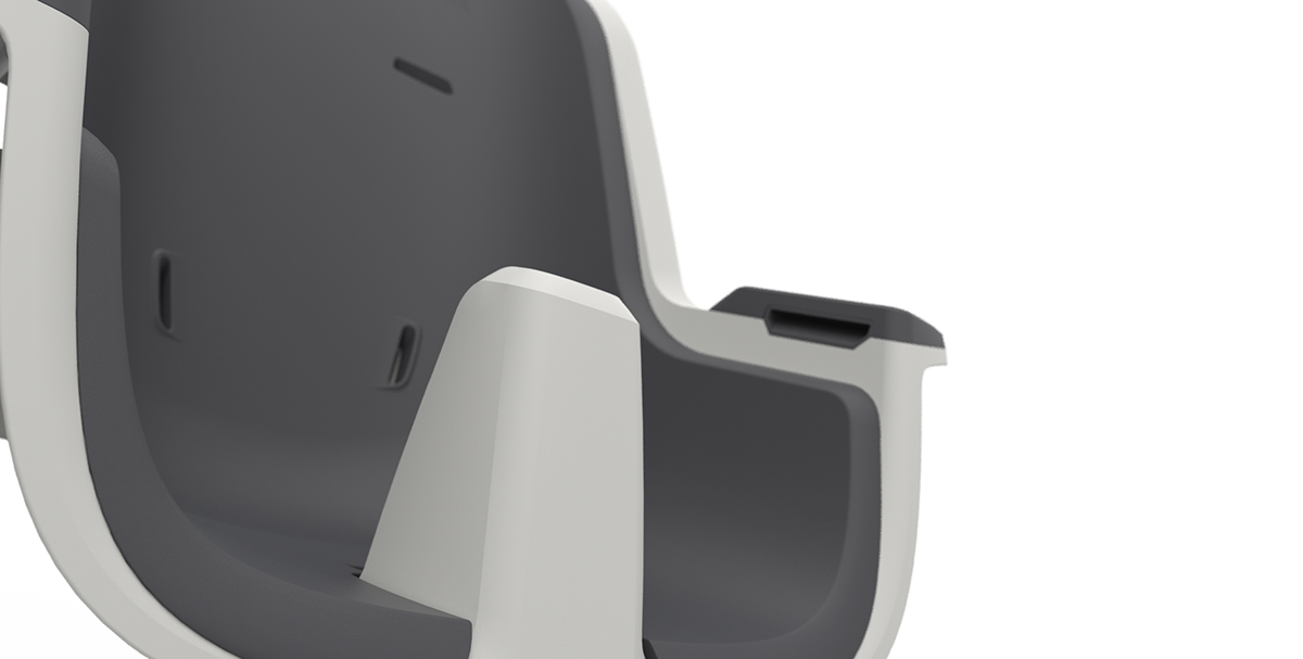 4moms，Baby high seat，product design，industrial design，