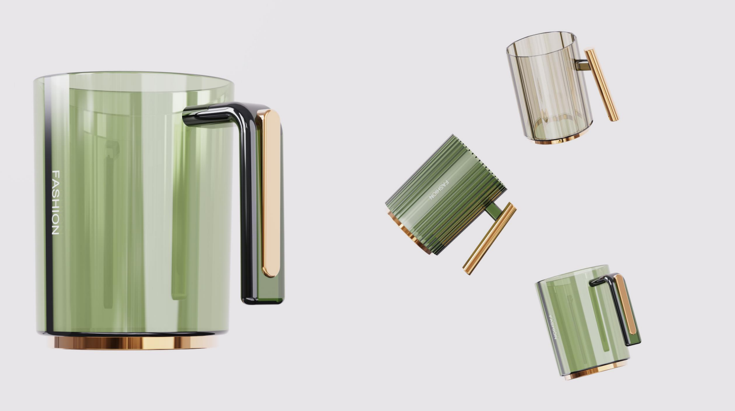 Light luxury，high-end，glass，Tooth cup，Shower Room，Home Furnishing，