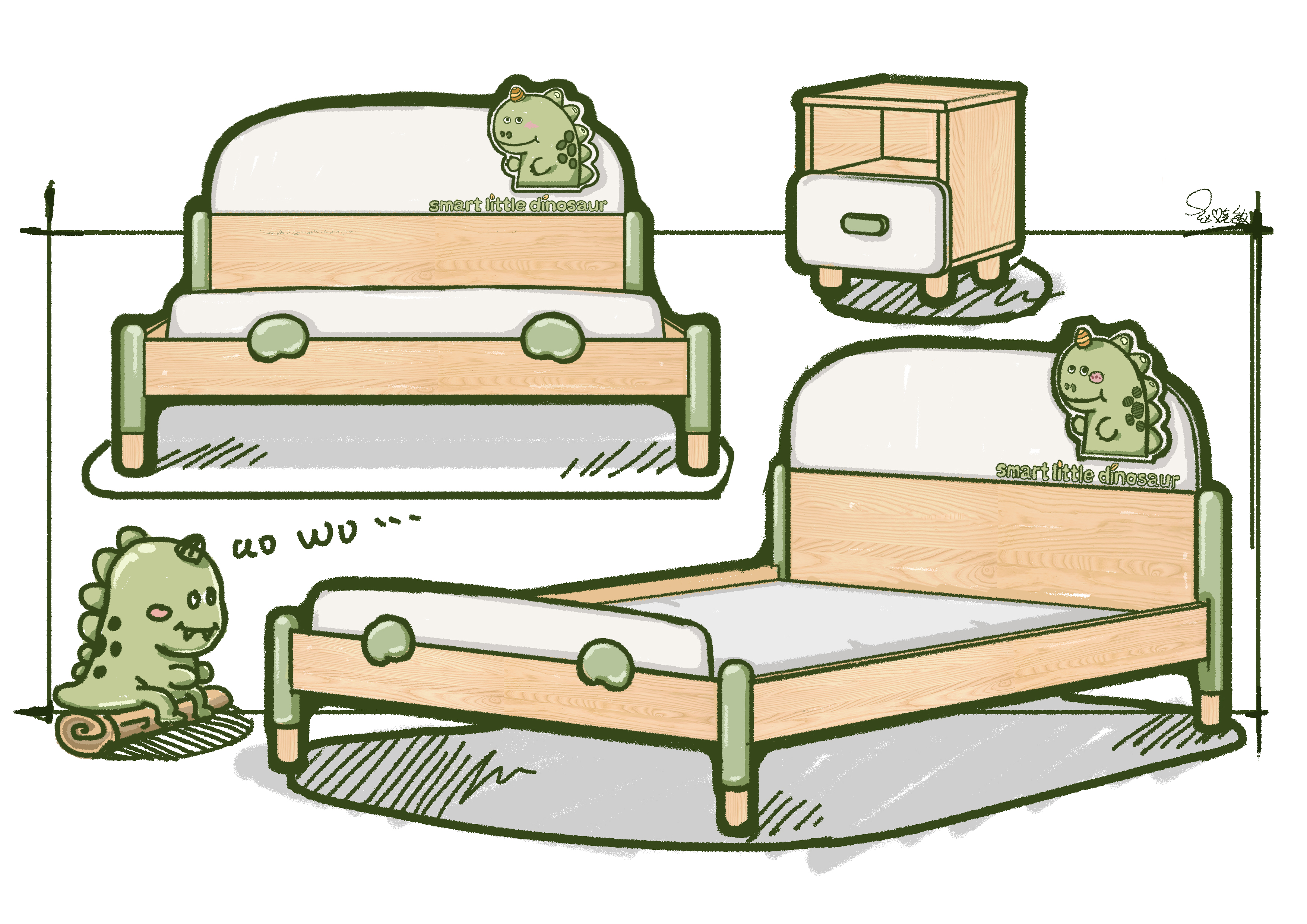 Children's furniture，Hand drawn sketch of product，furniture design ，Children's creativity，Furniture Sketch，Home furniture，