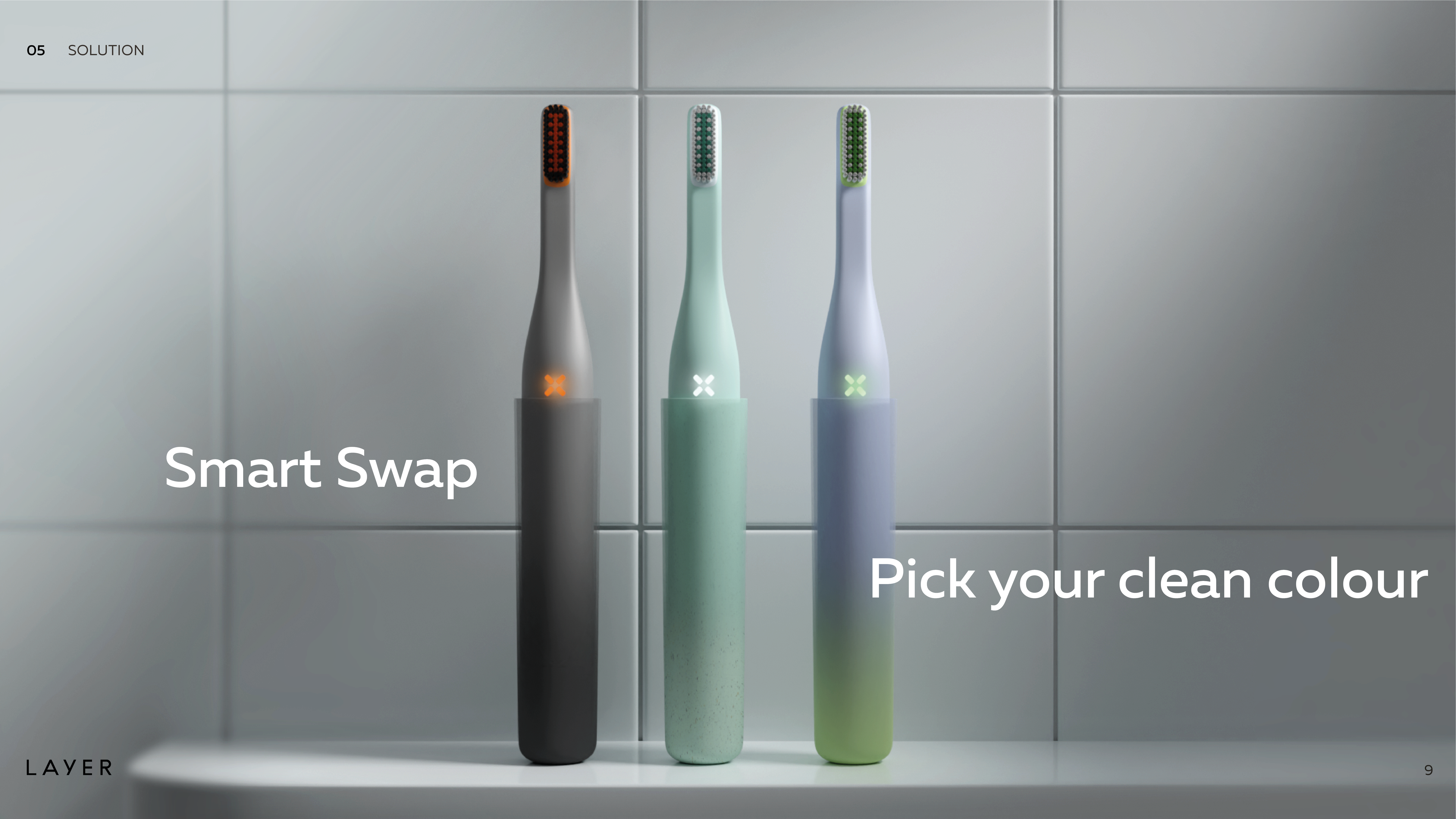 intelligent exchange，toothbrush，layer，