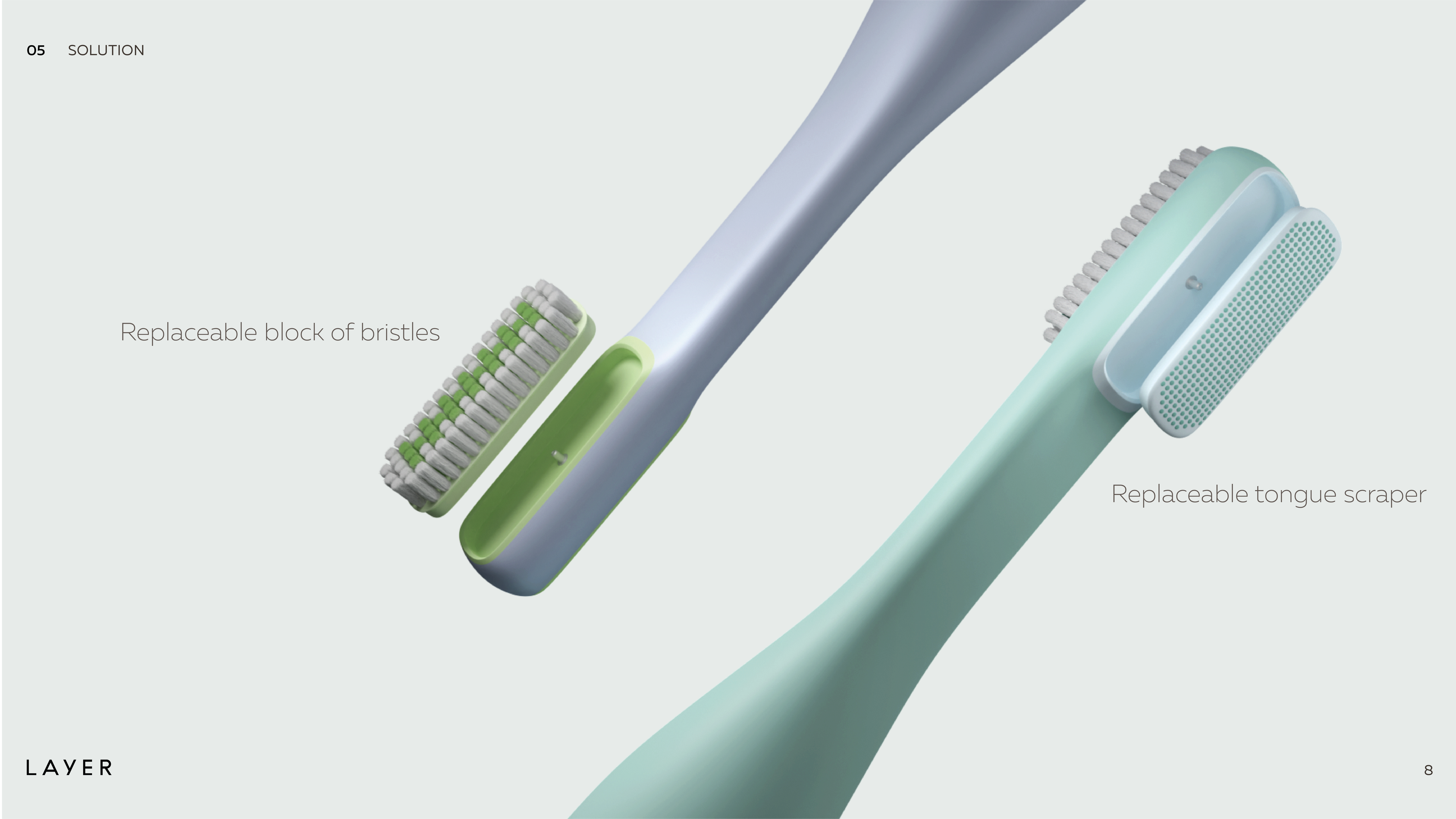 intelligent exchange，toothbrush，layer，