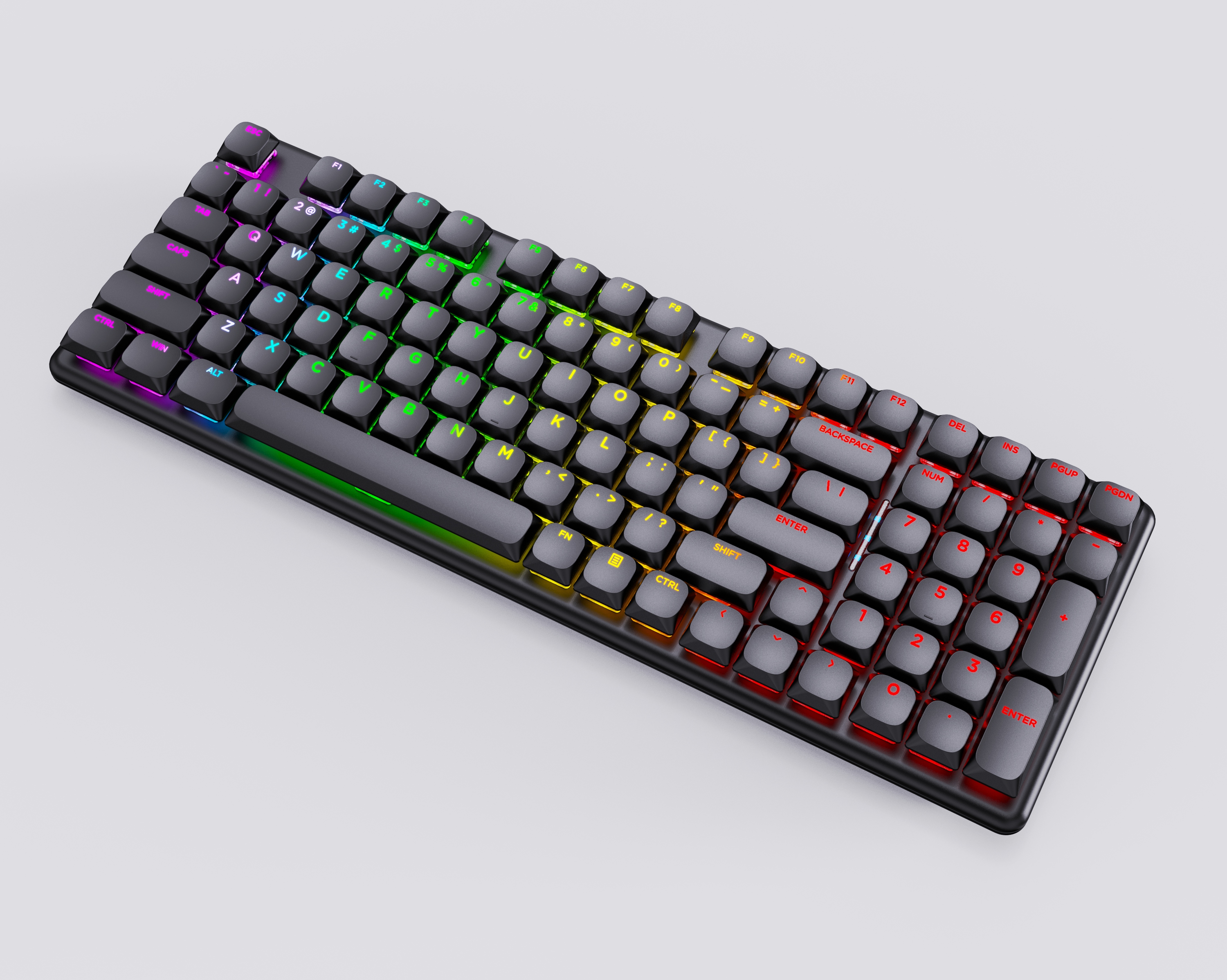 A keyboard with a variety of practical scenarios，