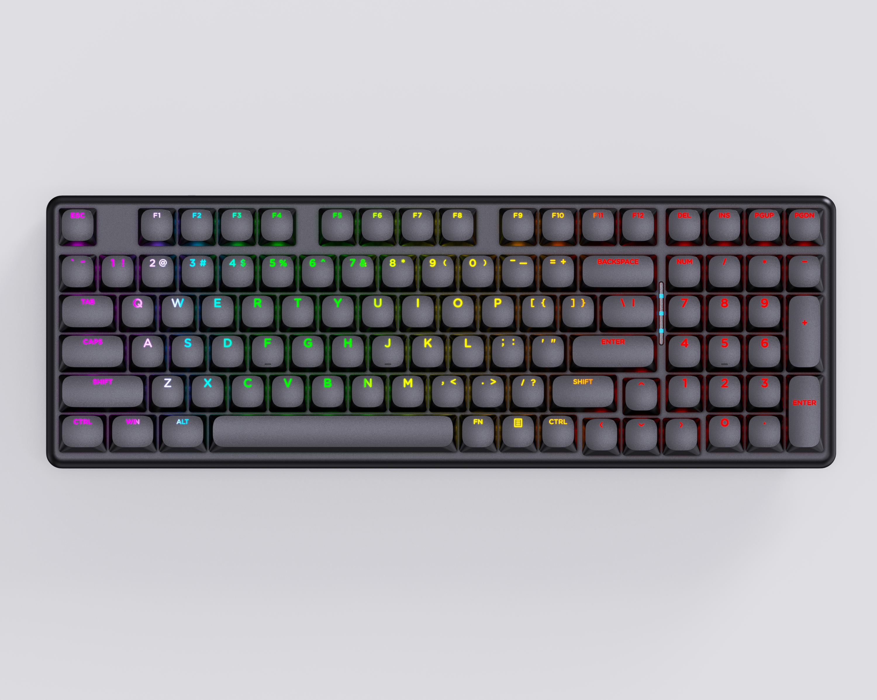 A keyboard with a variety of practical scenarios，