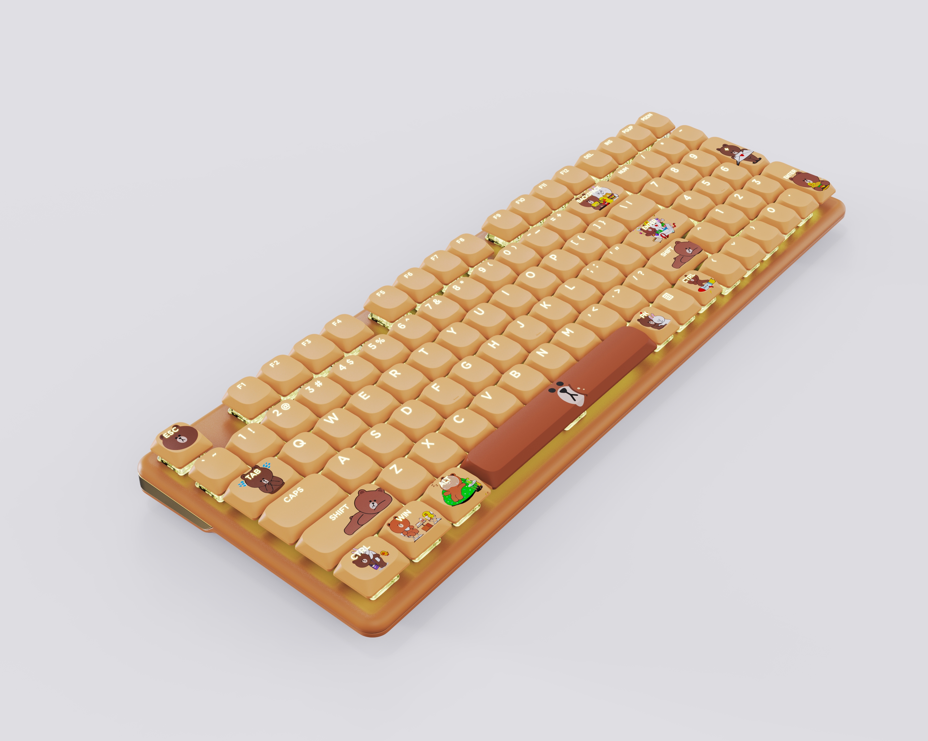 A keyboard with a variety of practical scenarios，