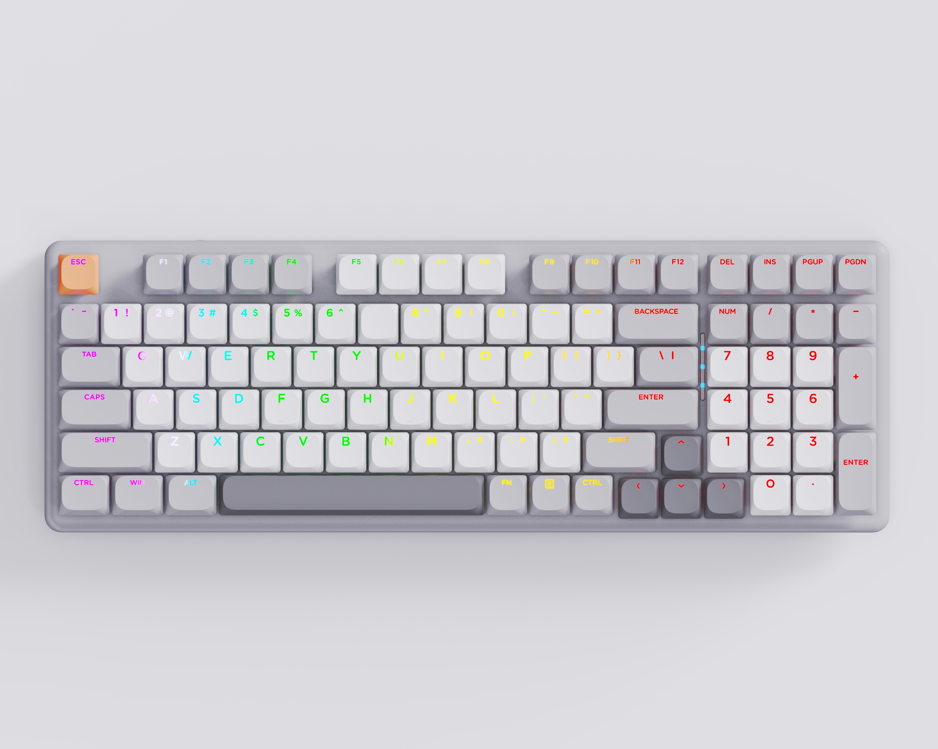 A keyboard with a variety of practical scenarios，