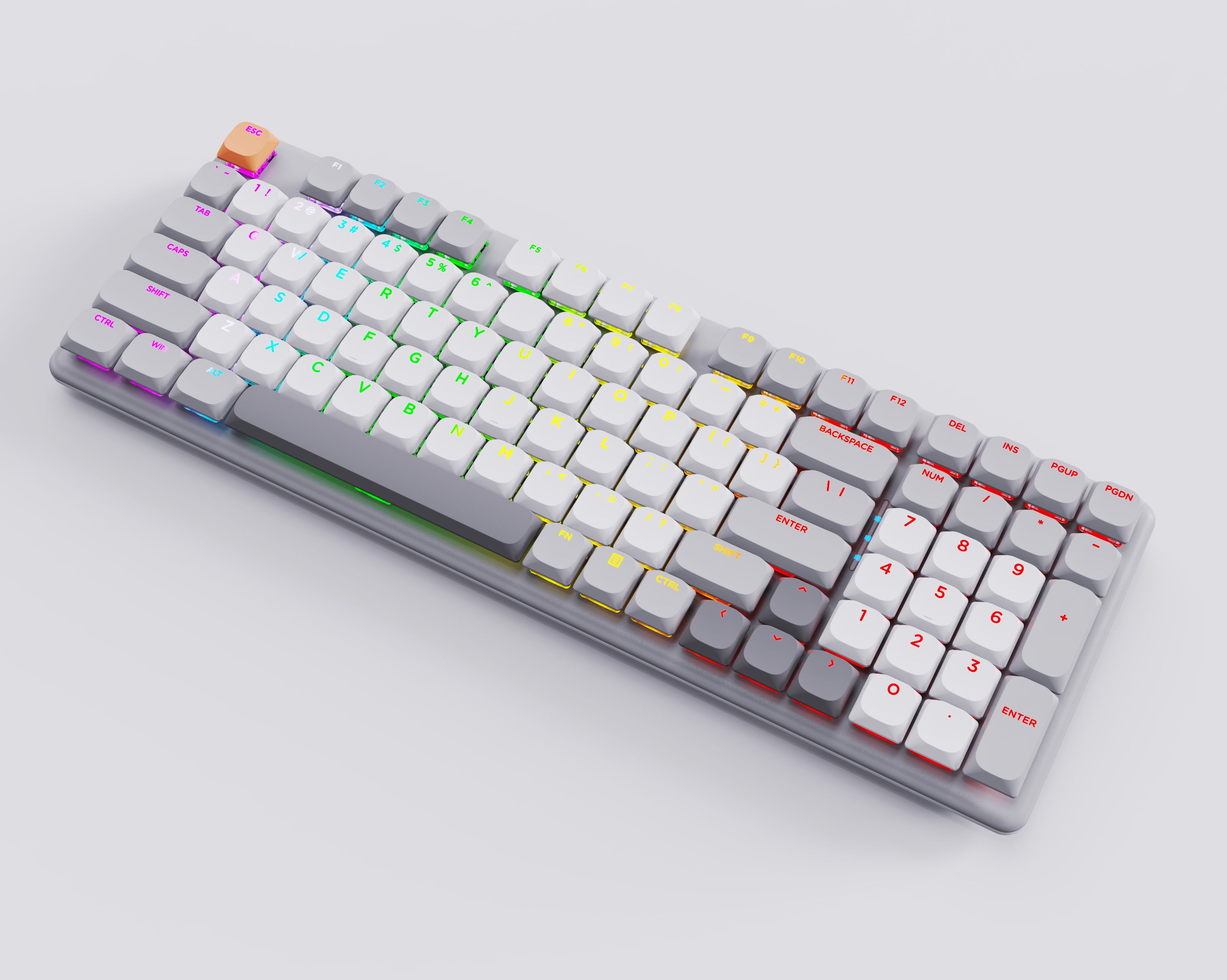 A keyboard with a variety of practical scenarios，