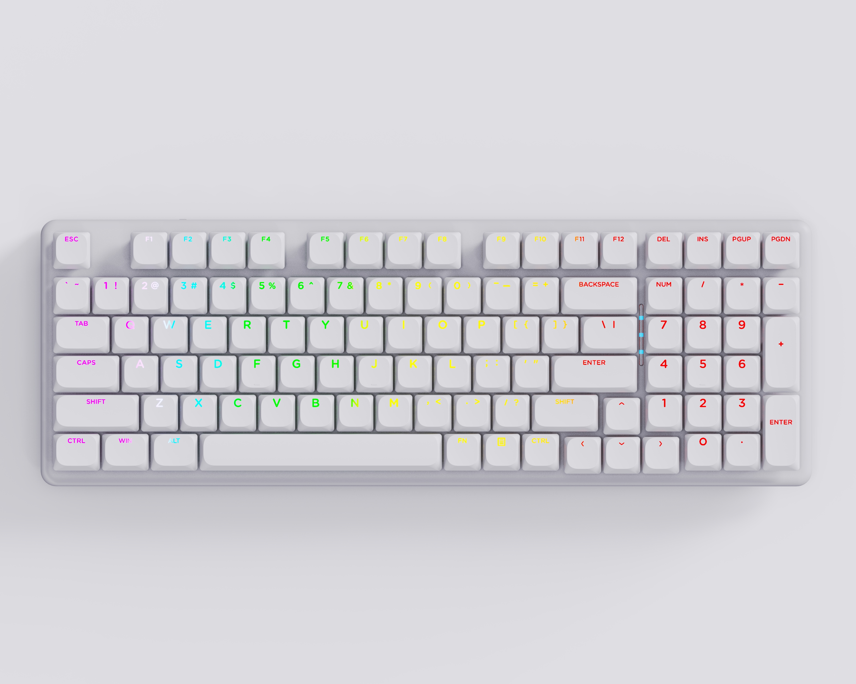 A keyboard with a variety of practical scenarios，
