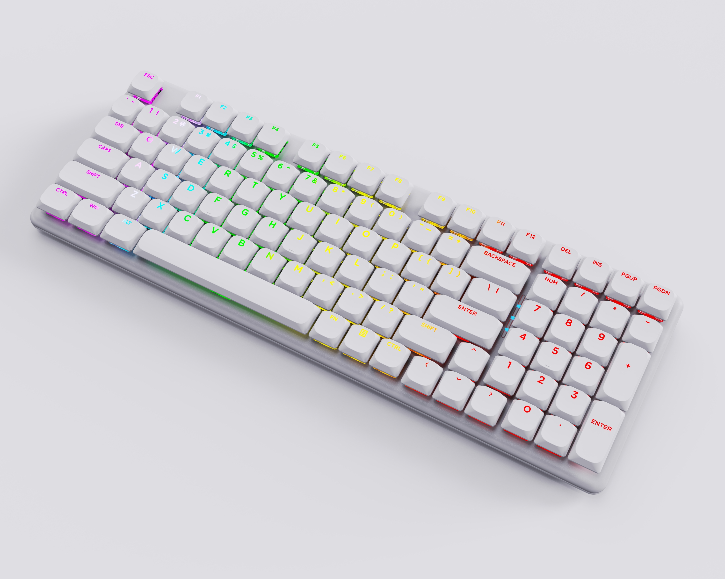 A keyboard with a variety of practical scenarios，
