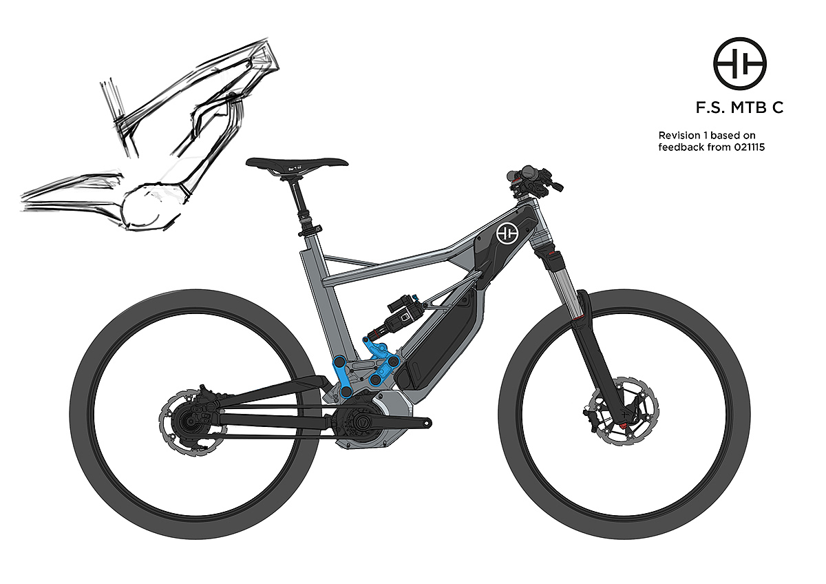 industrial design，conceptual design，vehicle，Electric bicycle，