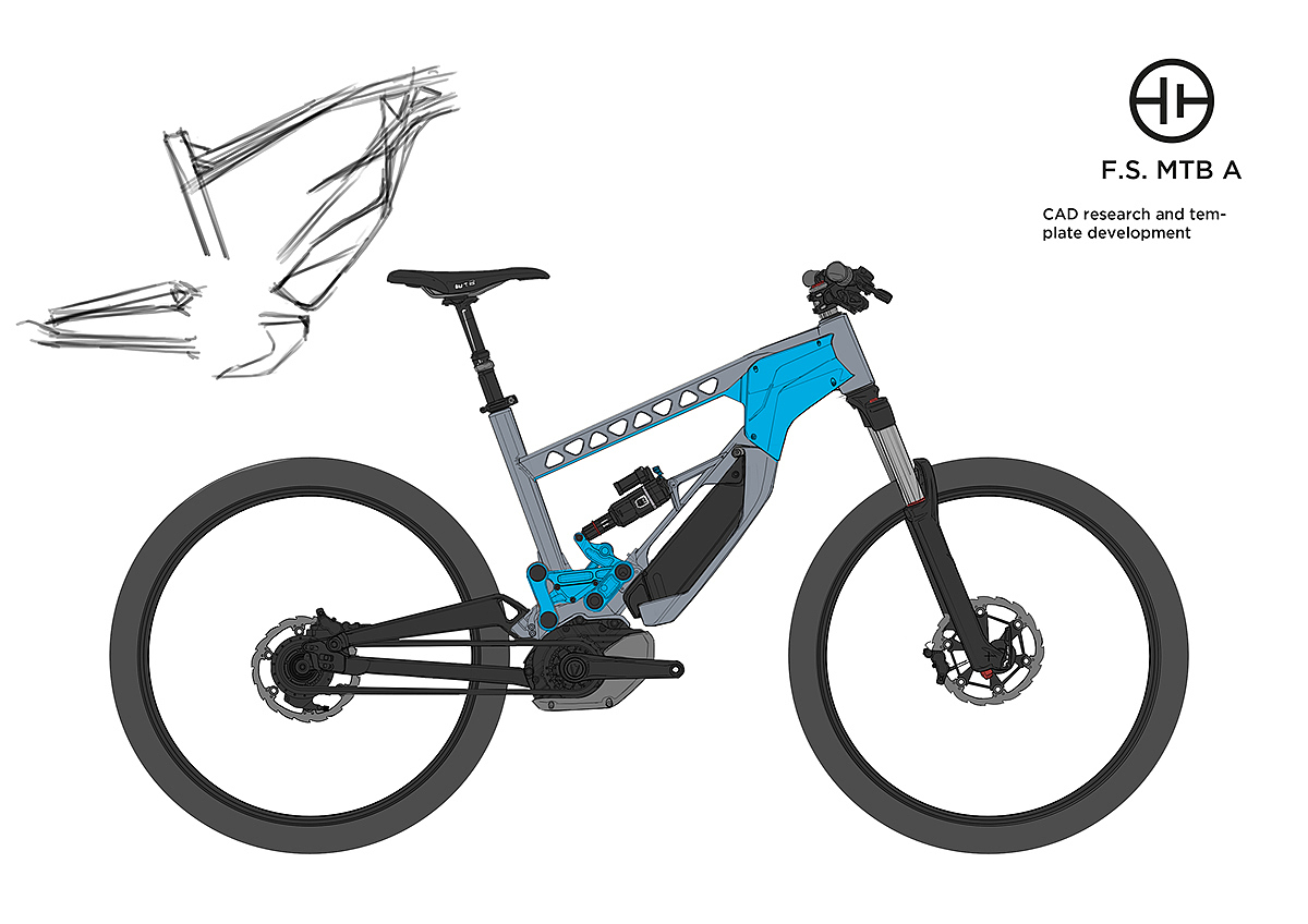 industrial design，conceptual design，vehicle，Electric bicycle，