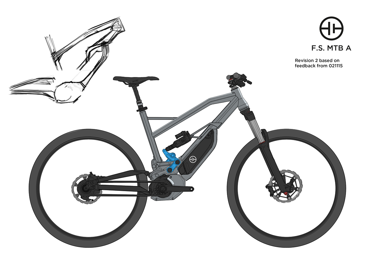 industrial design，conceptual design，vehicle，Electric bicycle，