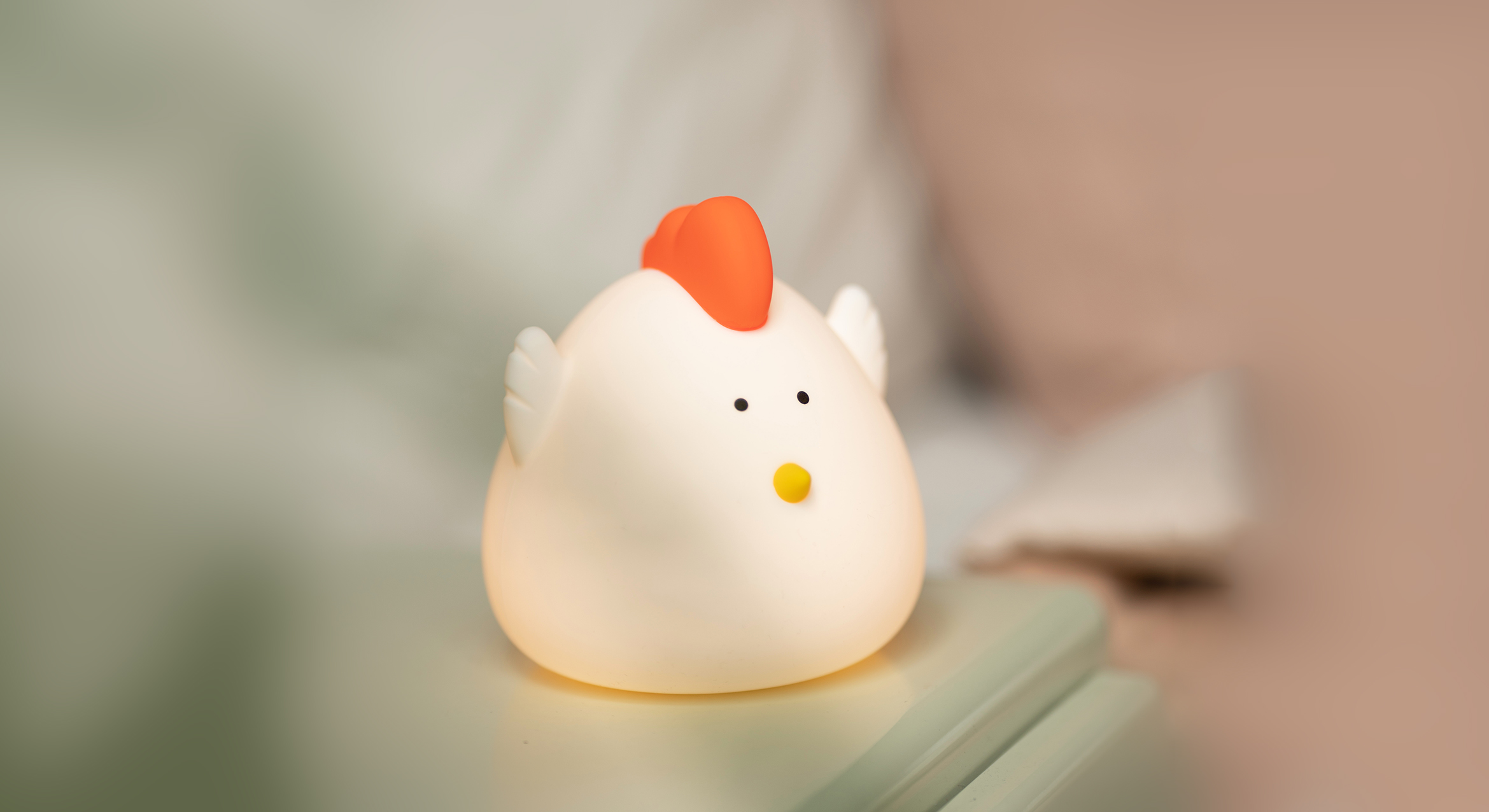 chick，Silicone lamp，Breast feeding lamp，