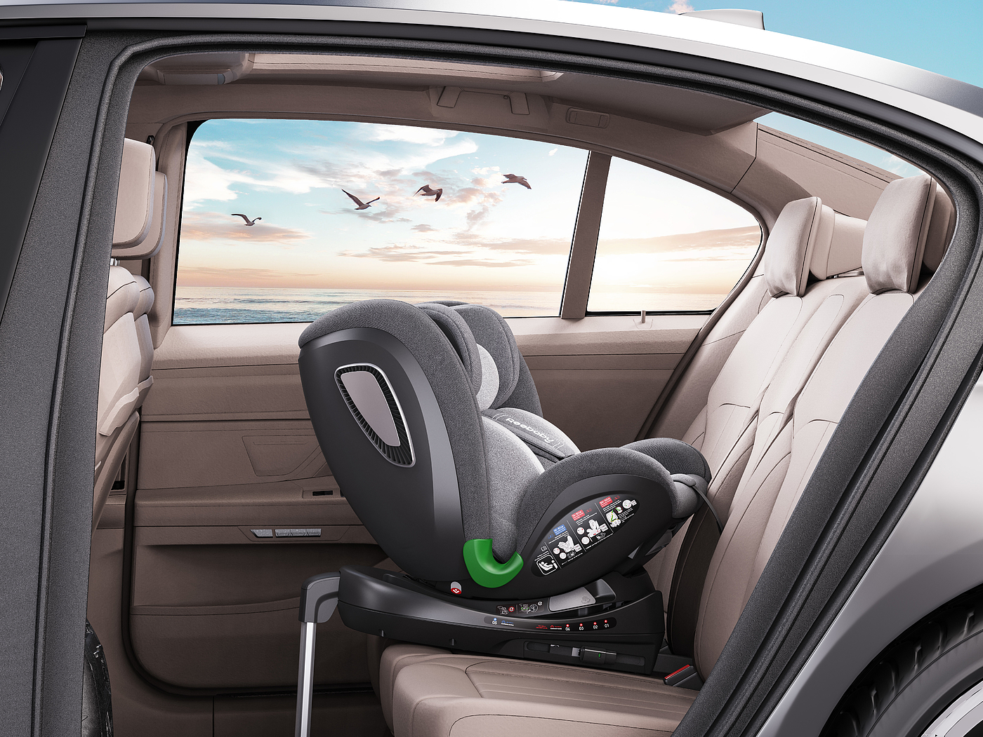 E-commerce details，Safety seat，Maternal and infant products，Child mother and baby，Product rendering，