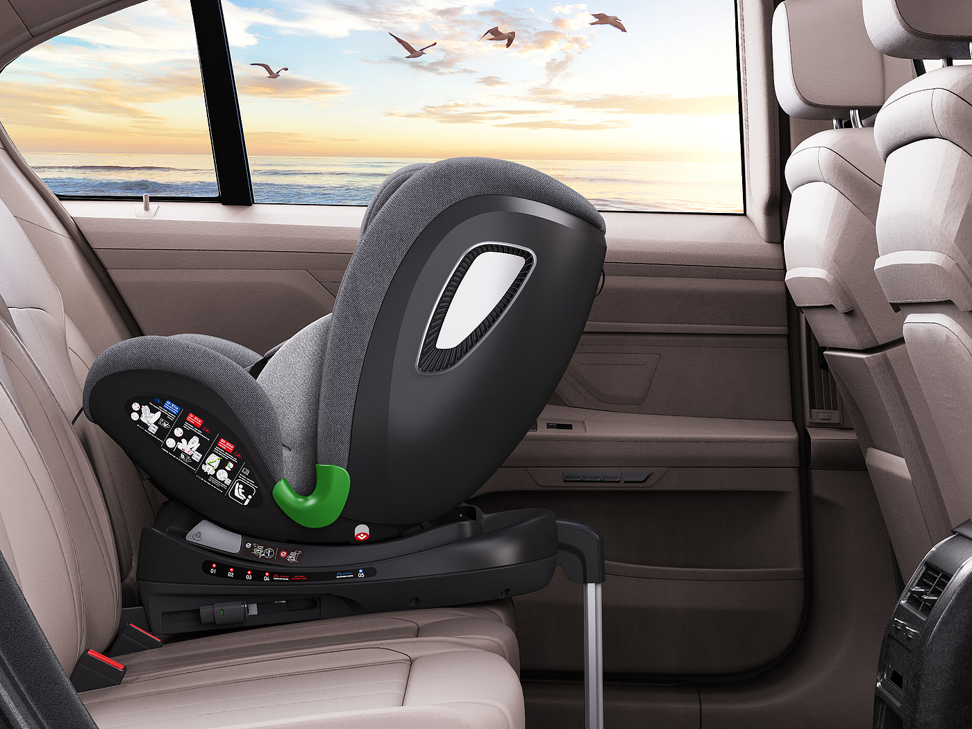 E-commerce details，Safety seat，Maternal and infant products，Child mother and baby，Product rendering，