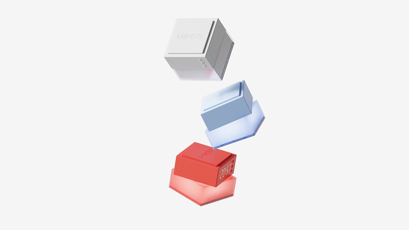 Rubik's cube alarm clock，alarm clock，clock，MINISO，SCREEN，SANDSIGN，