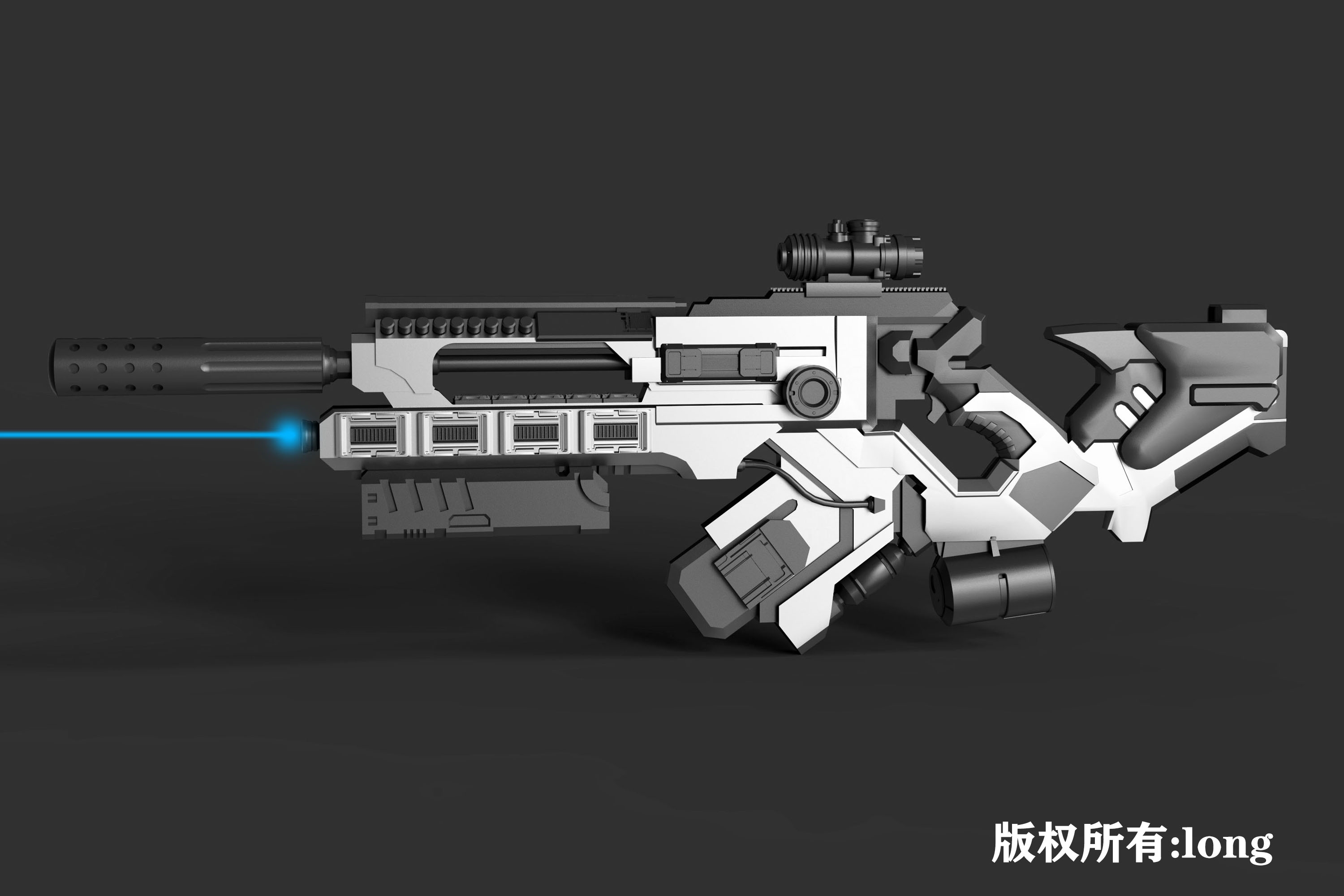 arms，science fiction，Space，firearms，gun，sniper rifle，Murder，bullet，