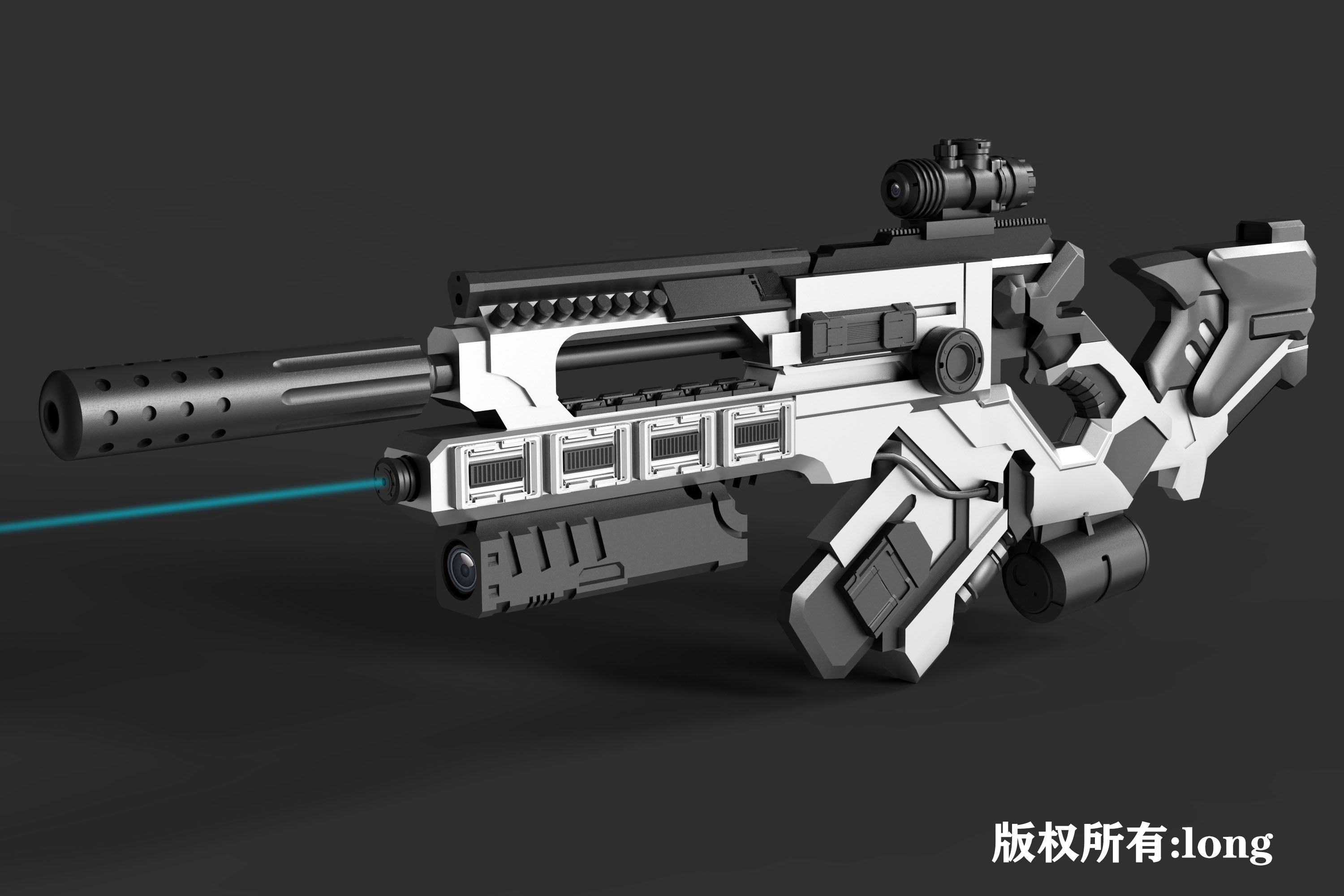 arms，science fiction，Space，firearms，gun，sniper rifle，Murder，bullet，