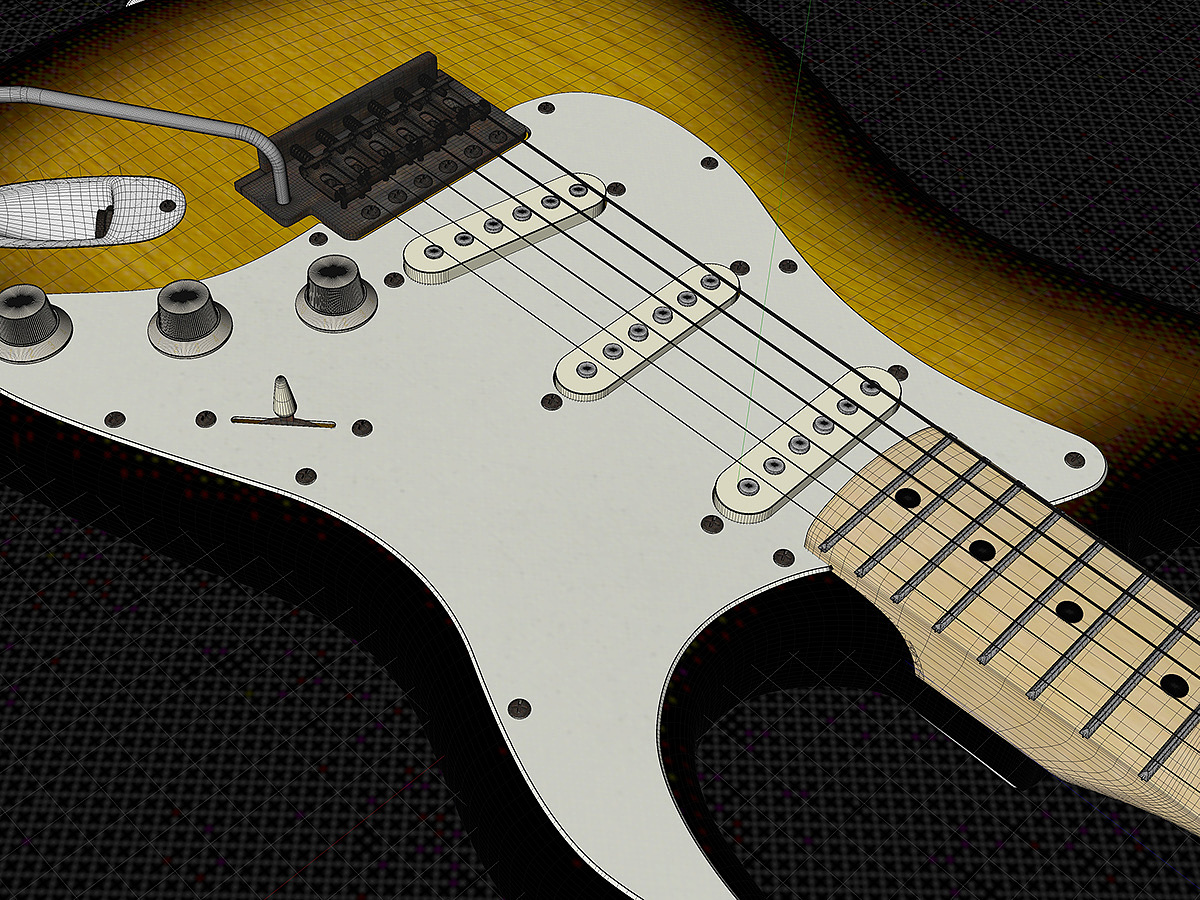 Fender，Electric guitar，Musical Instruments，product design，