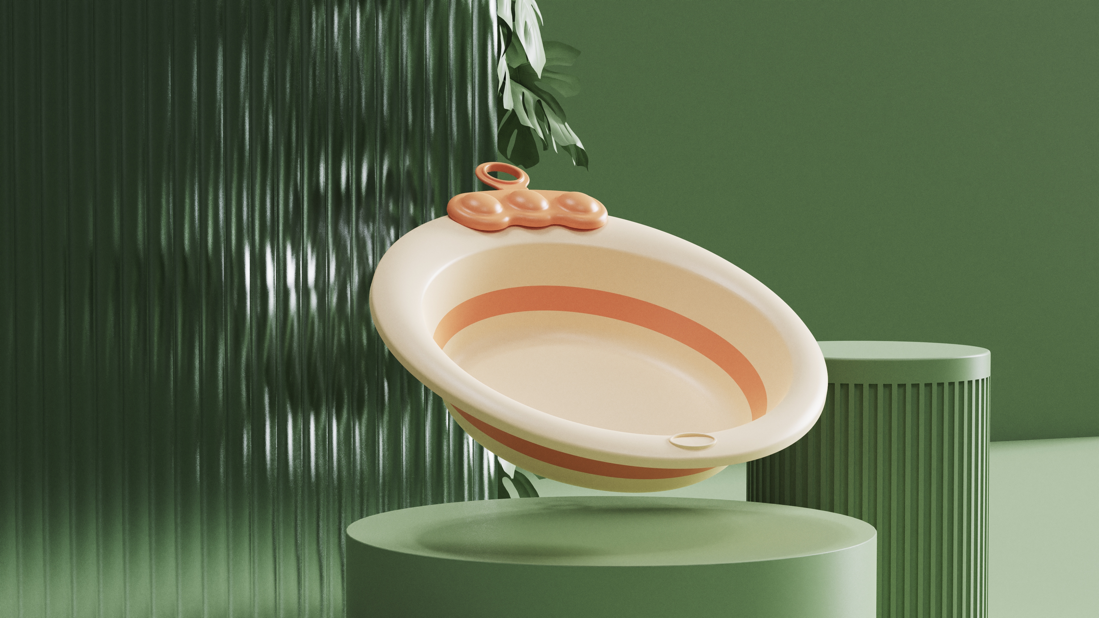 Home，Daily necessities，Appearance design，Mother and baby，Wash basin，Bathtub，peas，lovely，