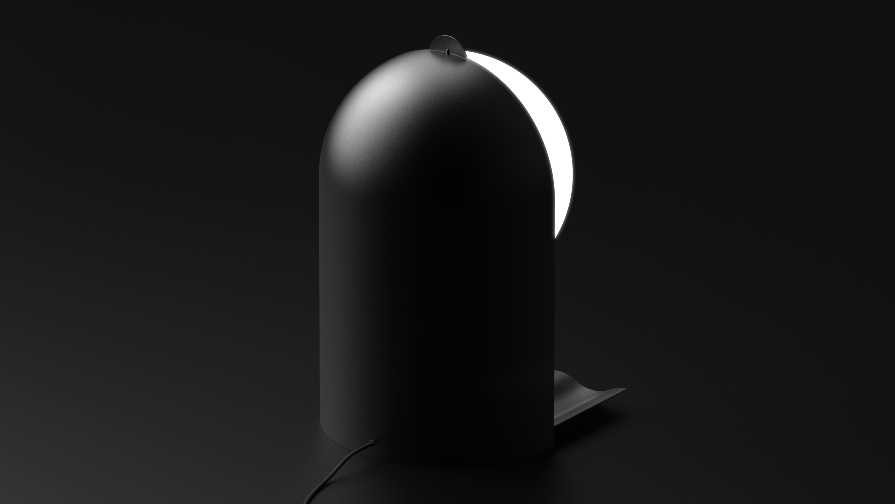 Desk lamp，moon，Tray，