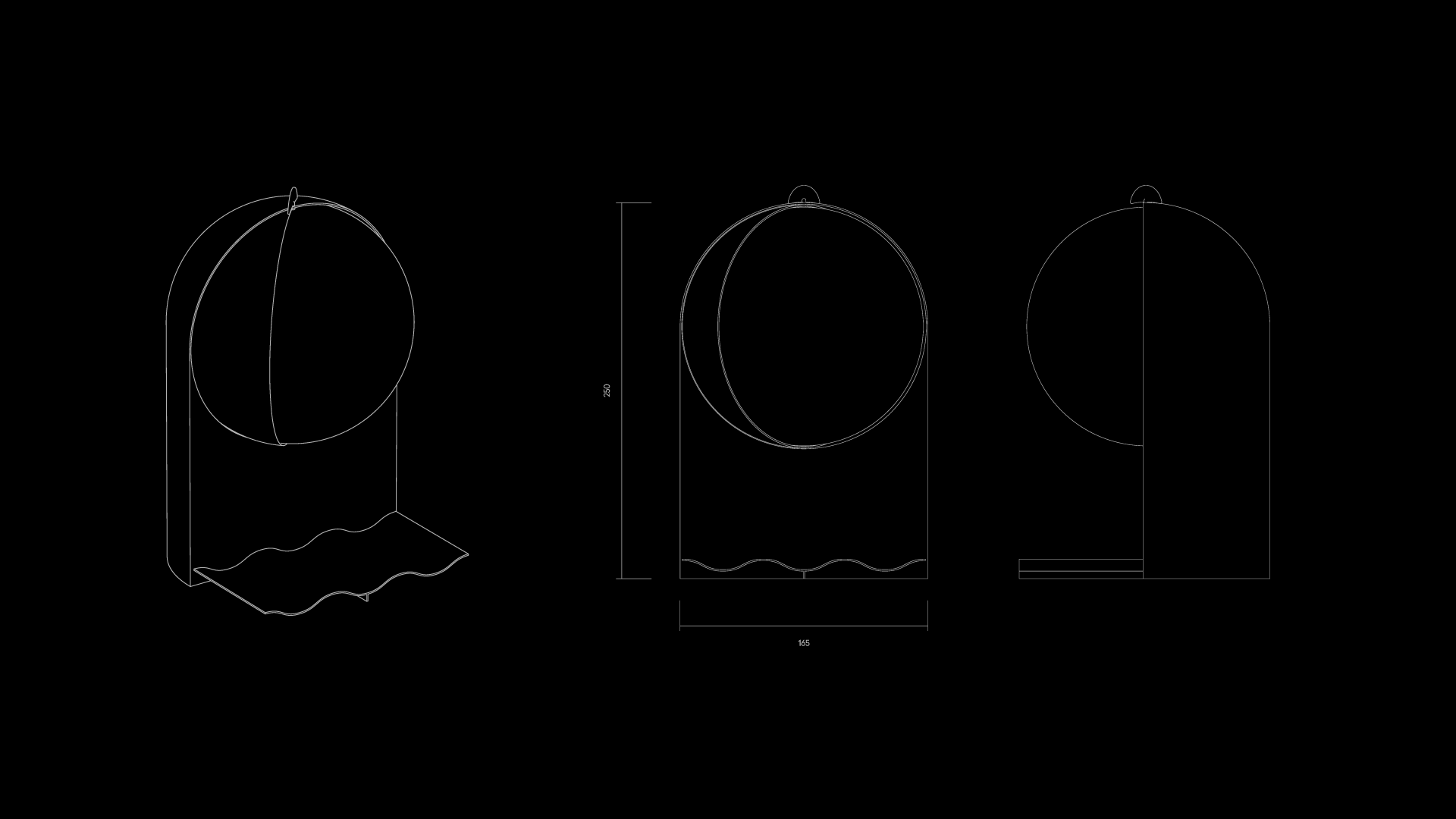 Desk lamp，moon，Tray，