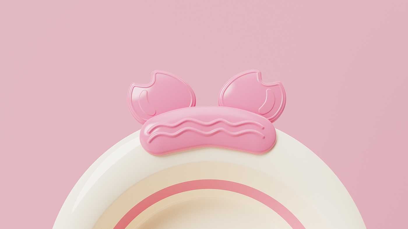 Cute fun，lovely，affinity，Mellow，Cartoon，Children's washbasin，