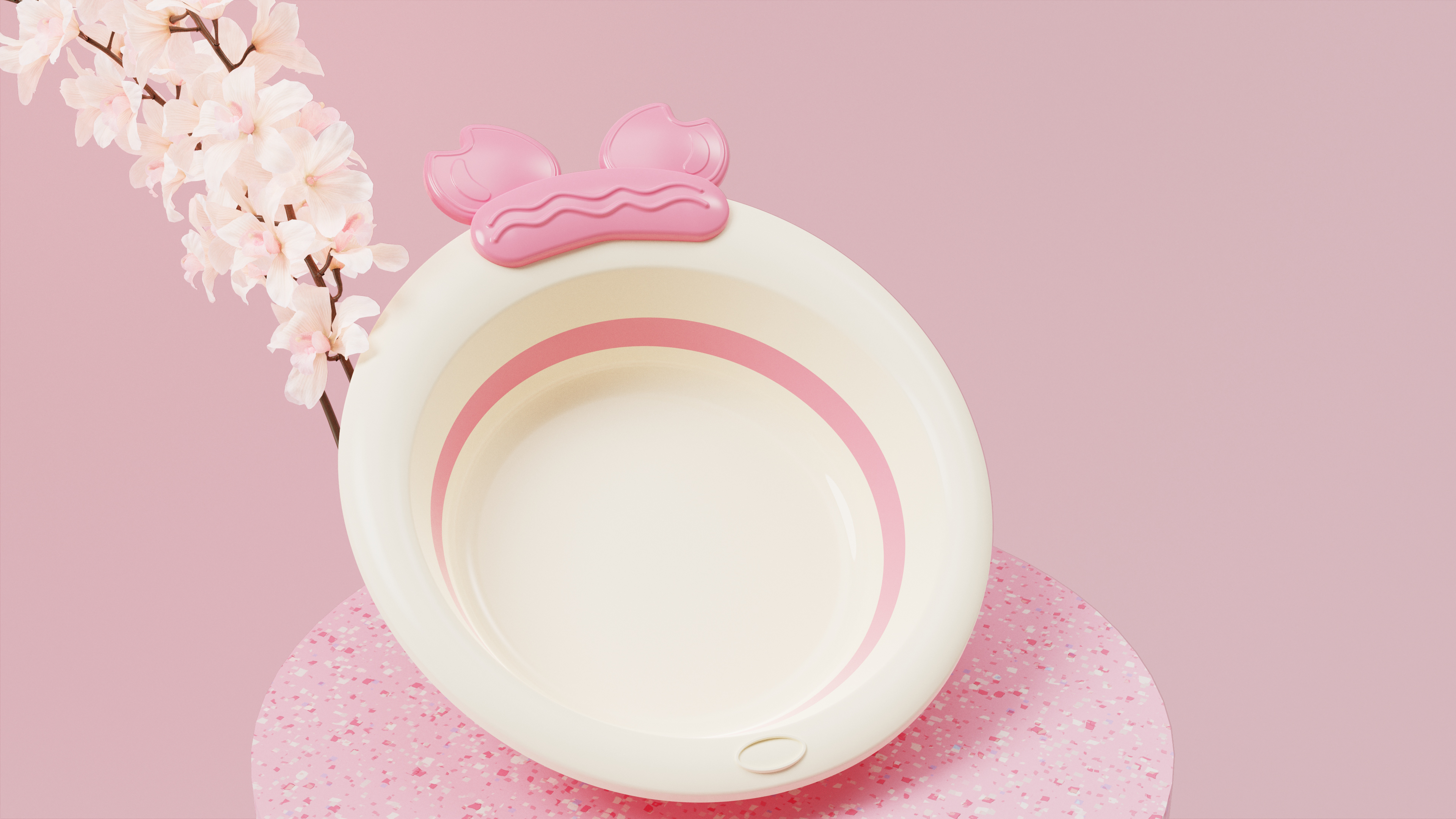 Cute fun，lovely，affinity，Mellow，Cartoon，Children's washbasin，