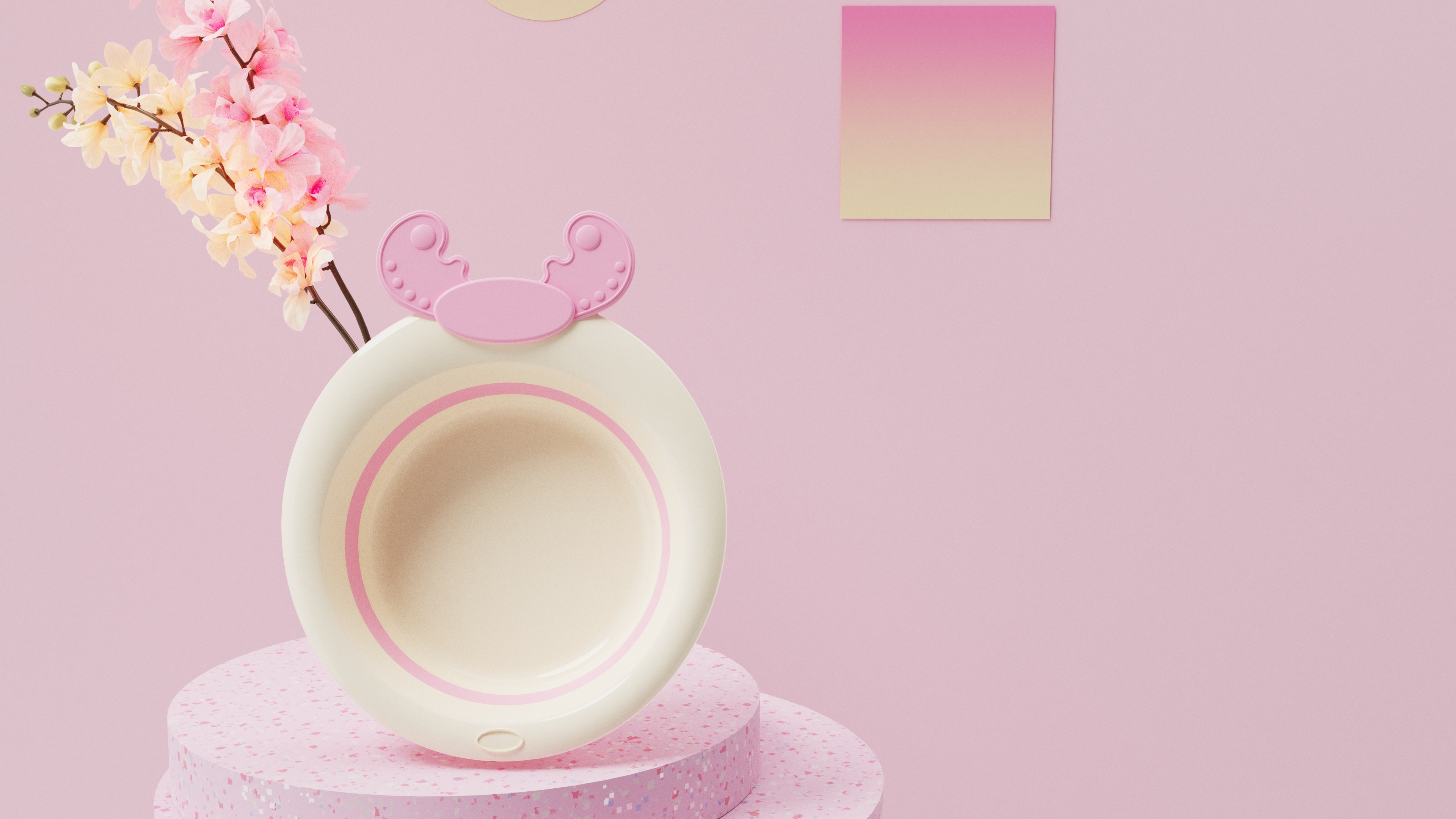 Cute fun，lovely，affinity，Mellow，Cartoon，Children's washbasin，