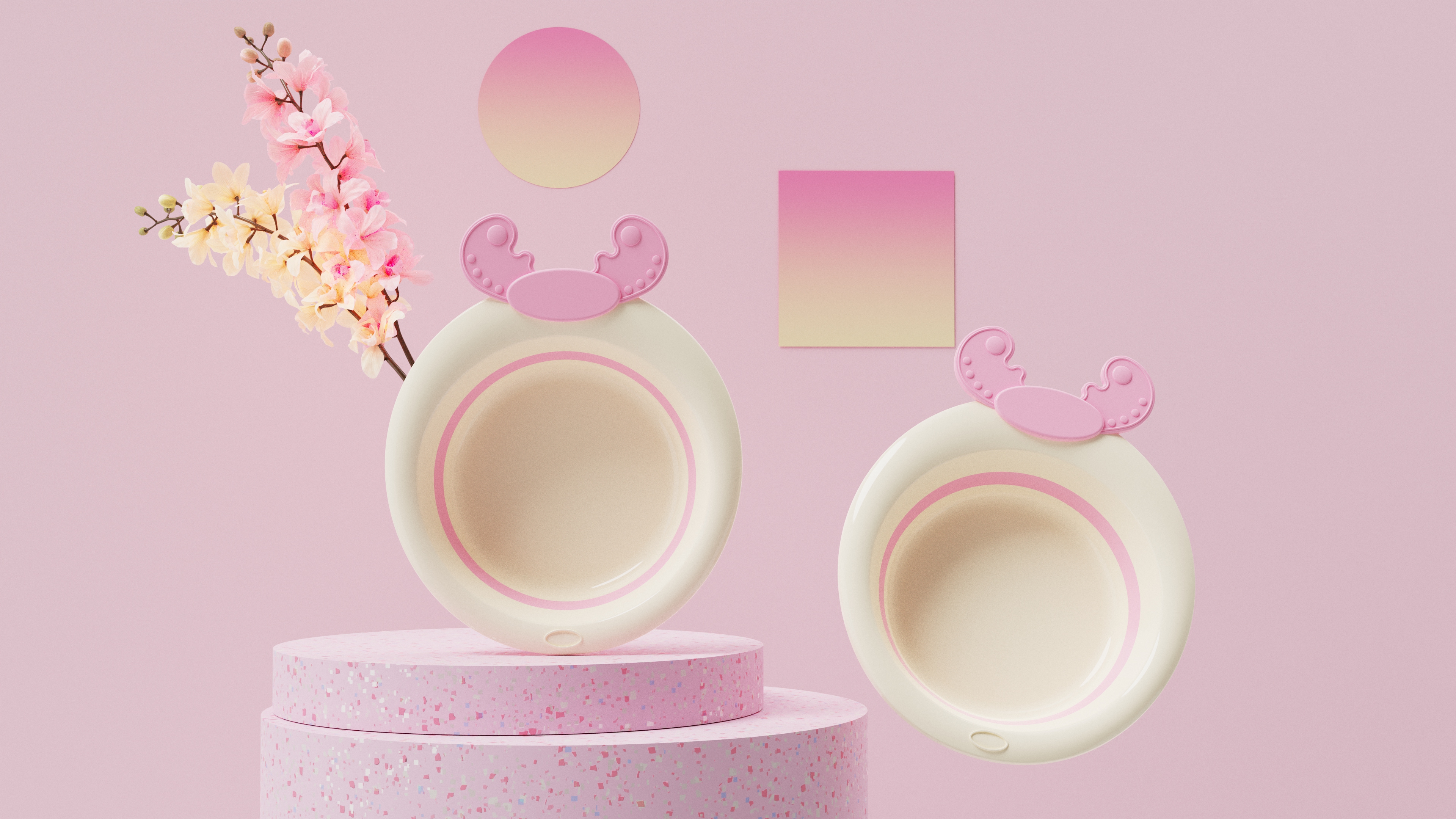 Cute fun，lovely，affinity，Mellow，Cartoon，Children's washbasin，