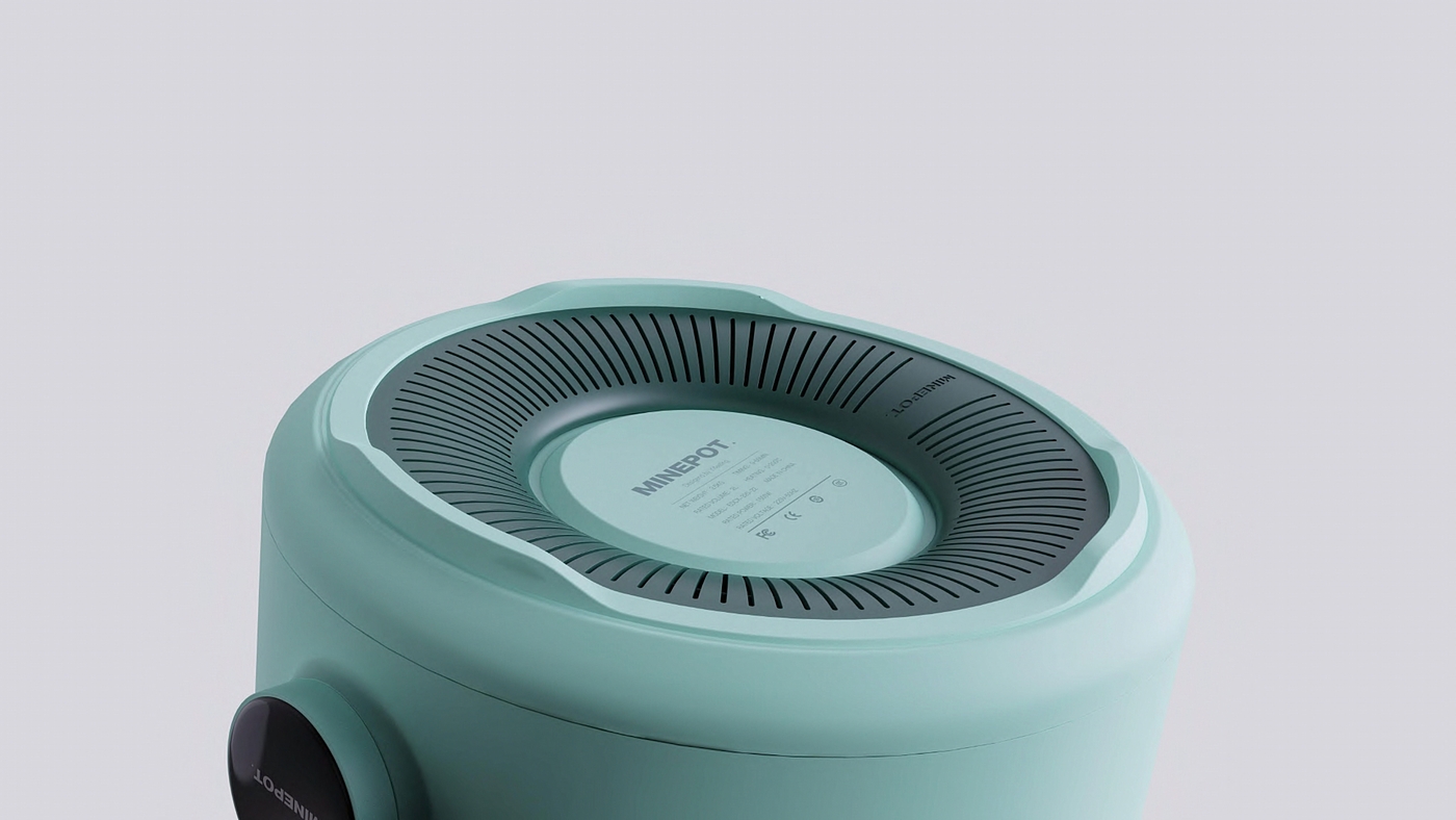 household electrical appliances，Kitchen appliances，Air fryer，rhino，keyshot，modeling，Render，product design，