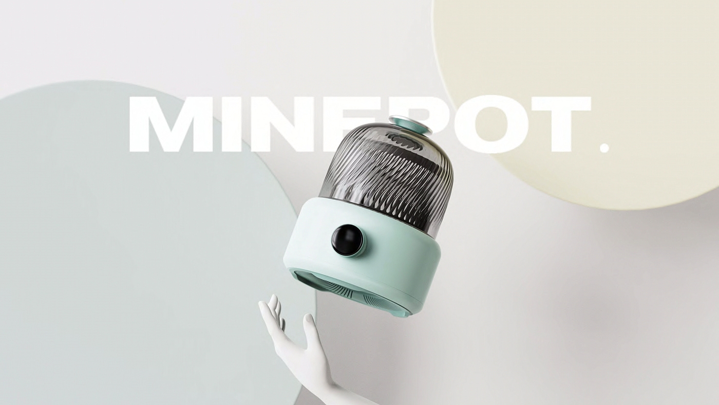 household electrical appliances，Kitchen appliances，Air fryer，rhino，keyshot，modeling，Render，product design，