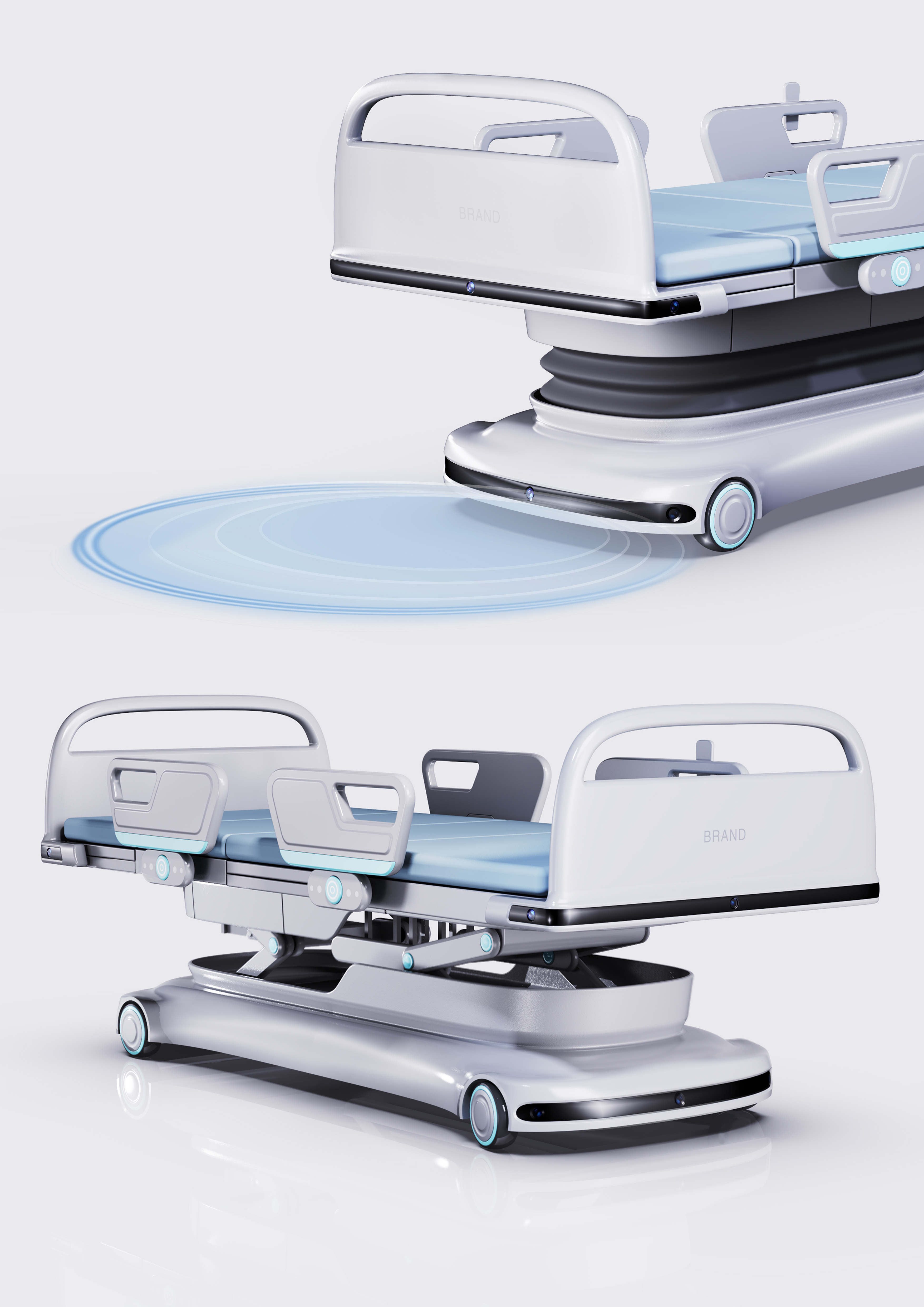 concept，intelligence，medical apparatus and instruments，Medical bed，