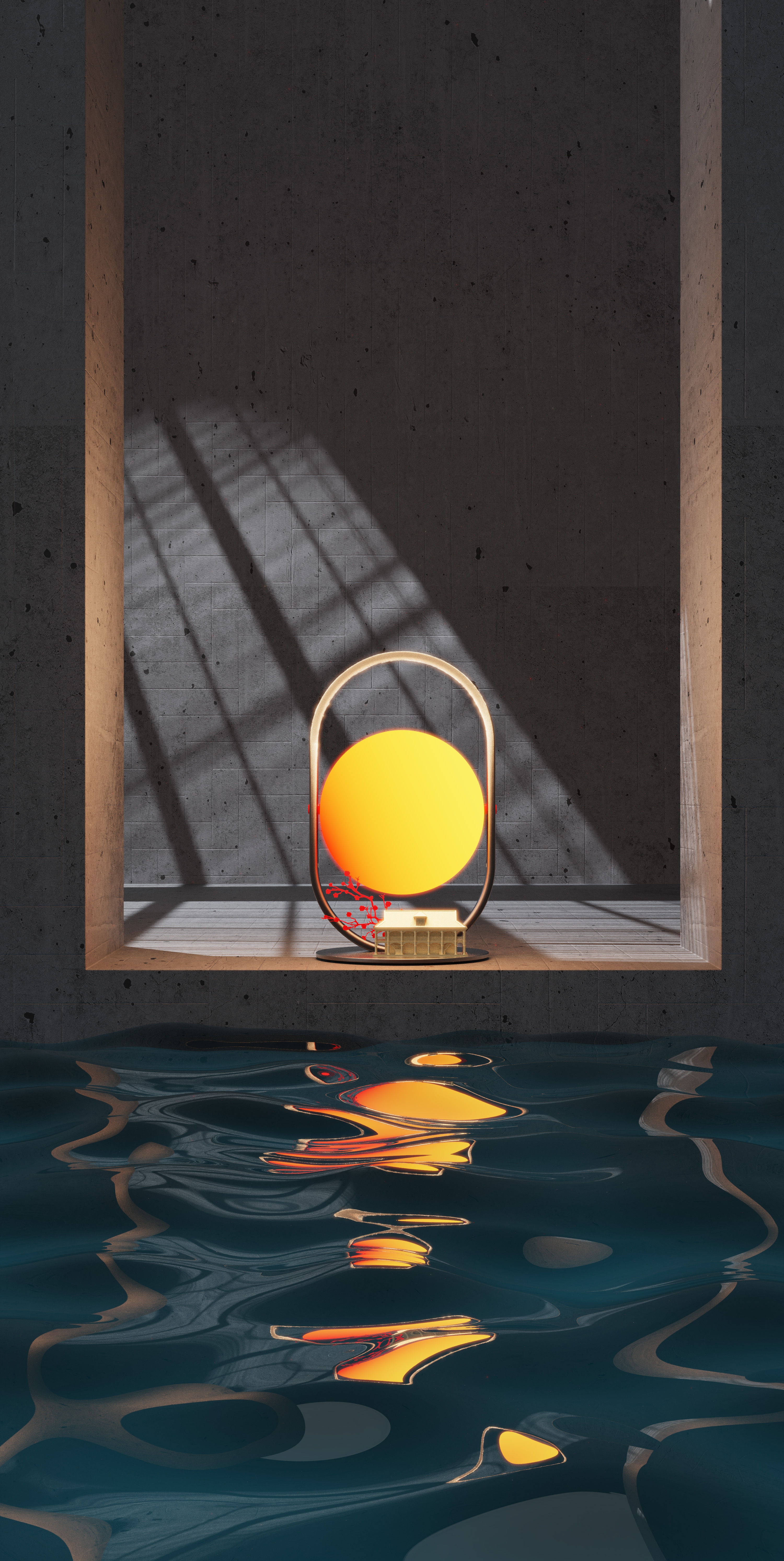 Red cultural creation，sunrise，Night light，Zunyi，