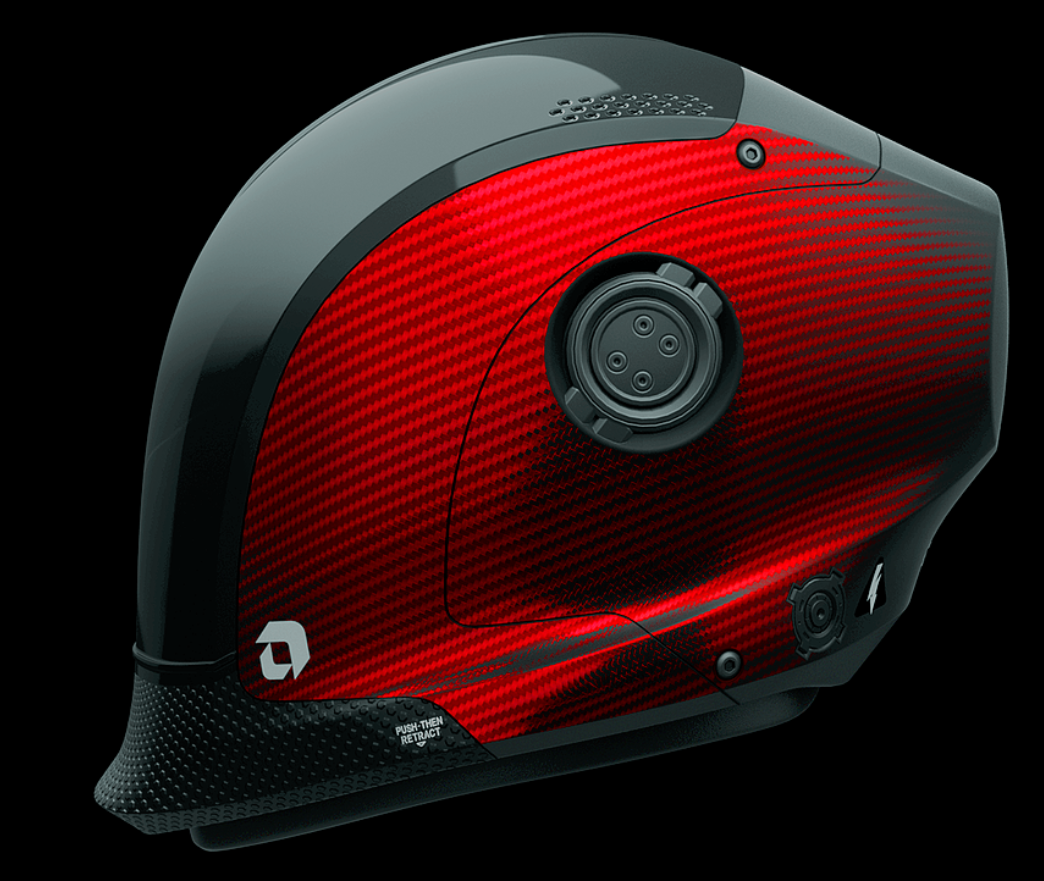 Helmet design，