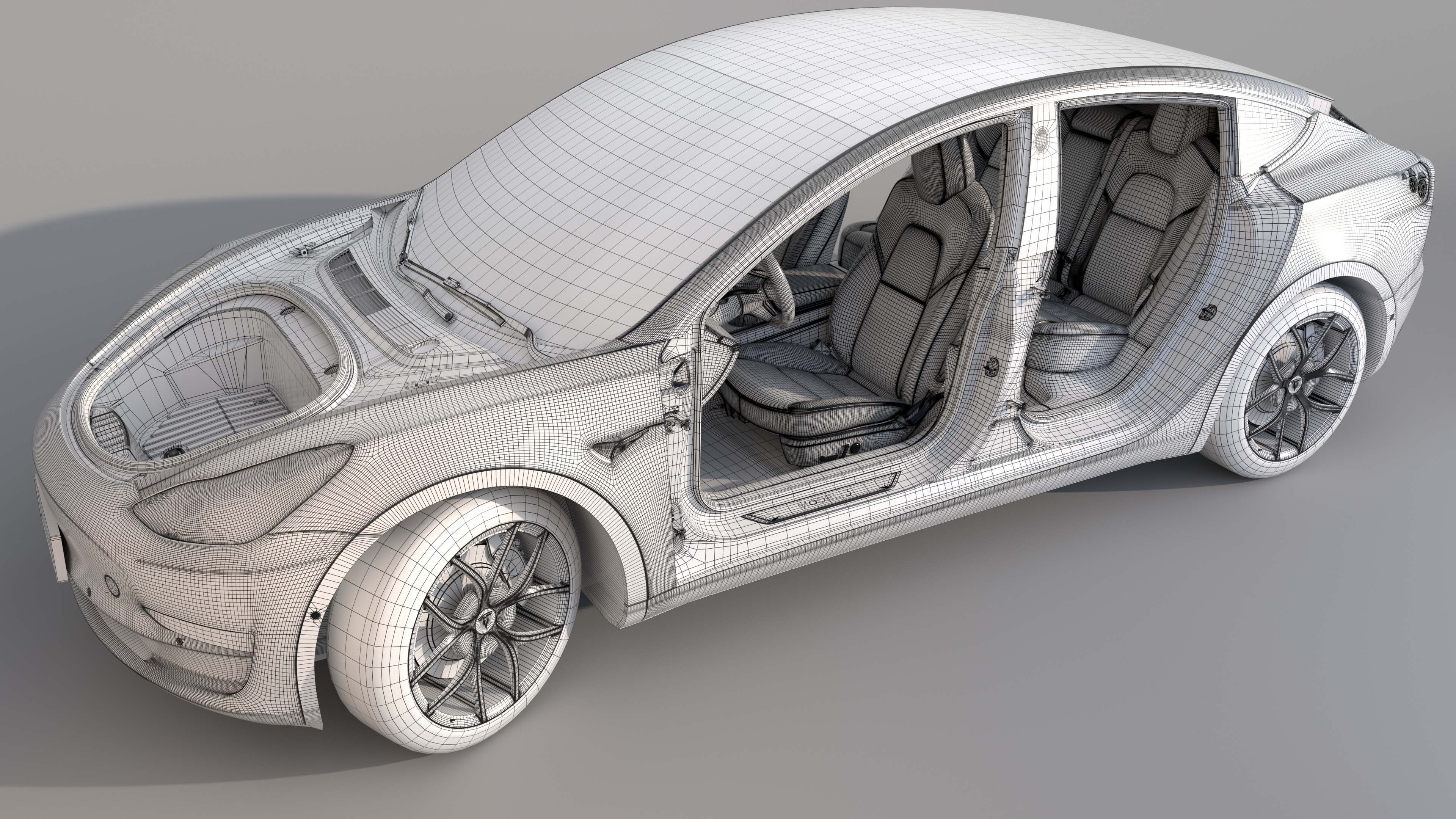 modeling，automobile，Industrial model，Game Modeling，