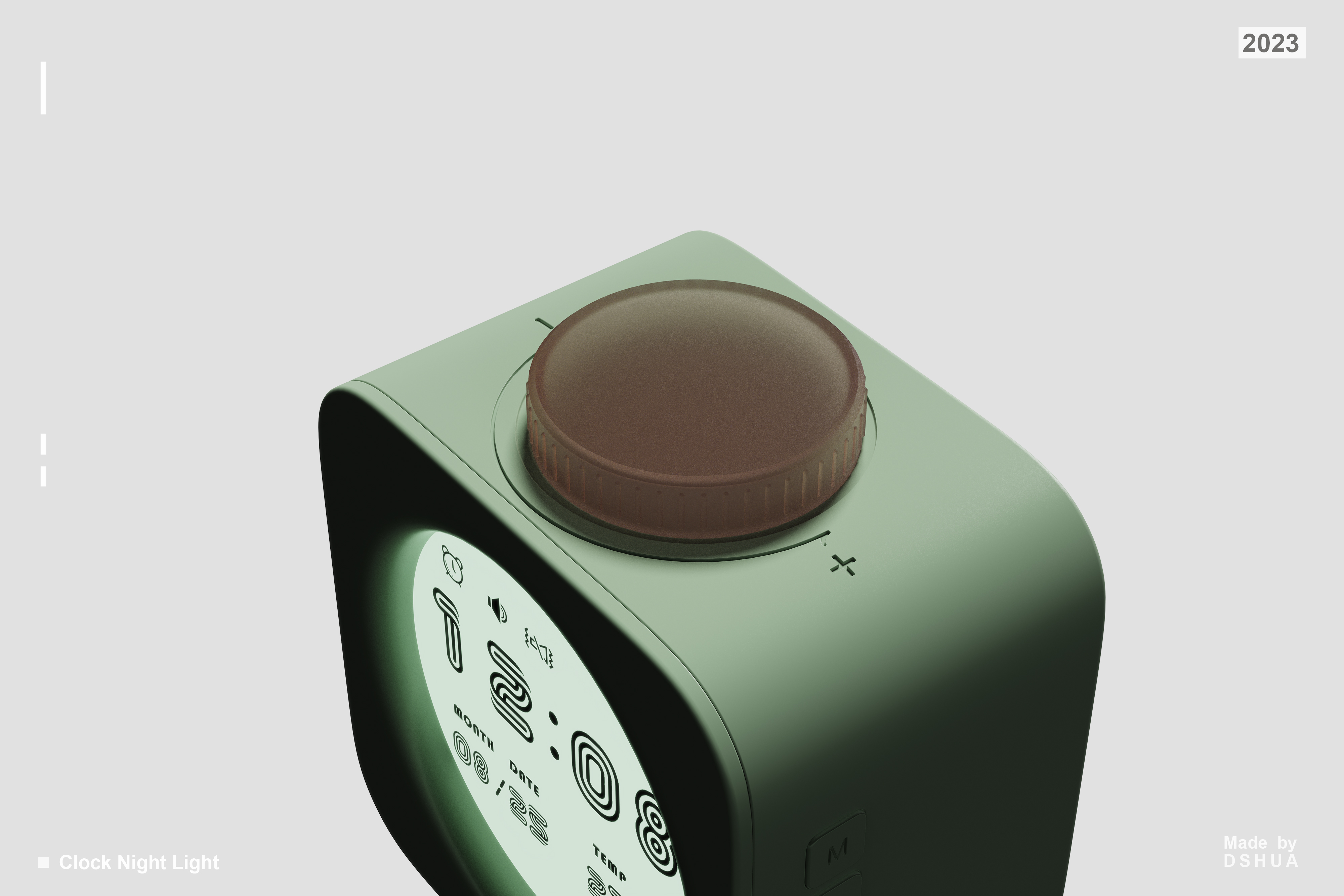 alarm clock，Night light，