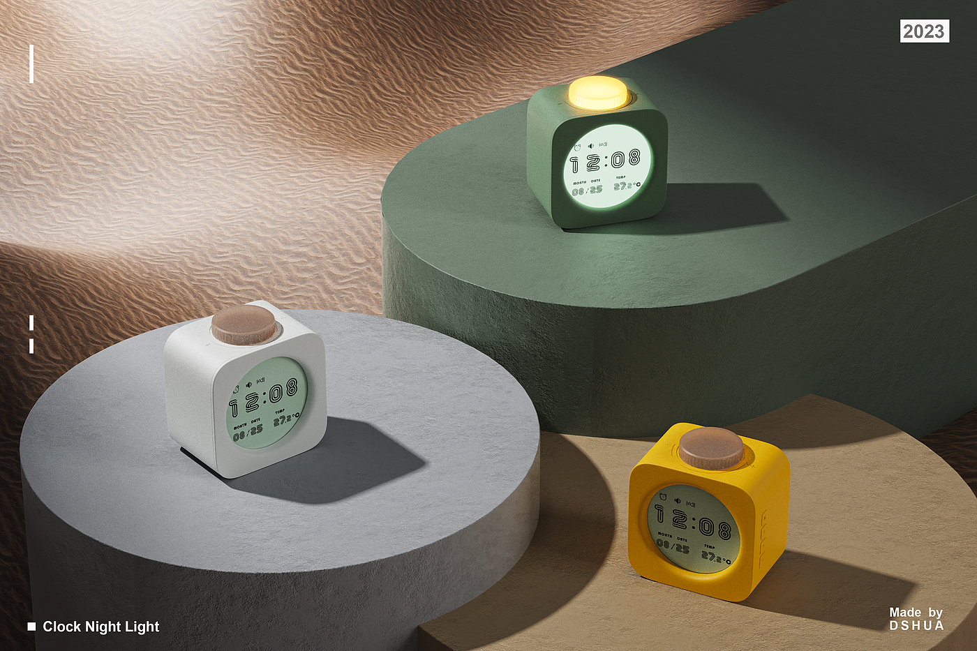 alarm clock，Night light，