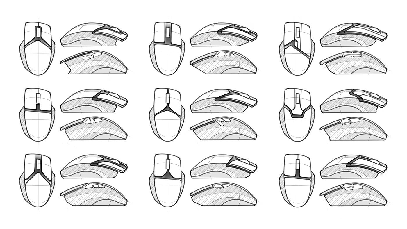 Mouse Design 02，鼠标，电脑配件，数码，