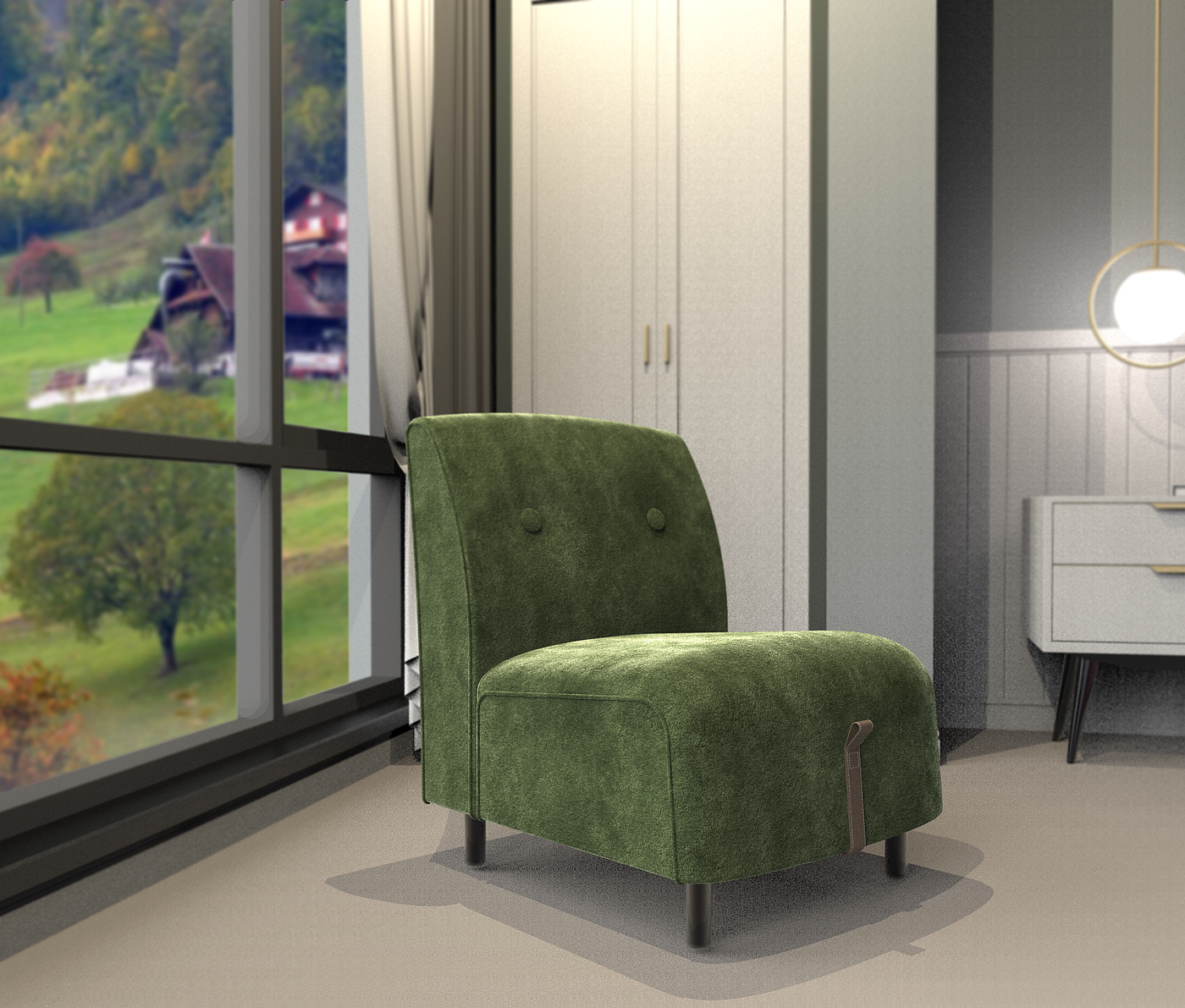 lounge chair, sofa, cute, christmas，