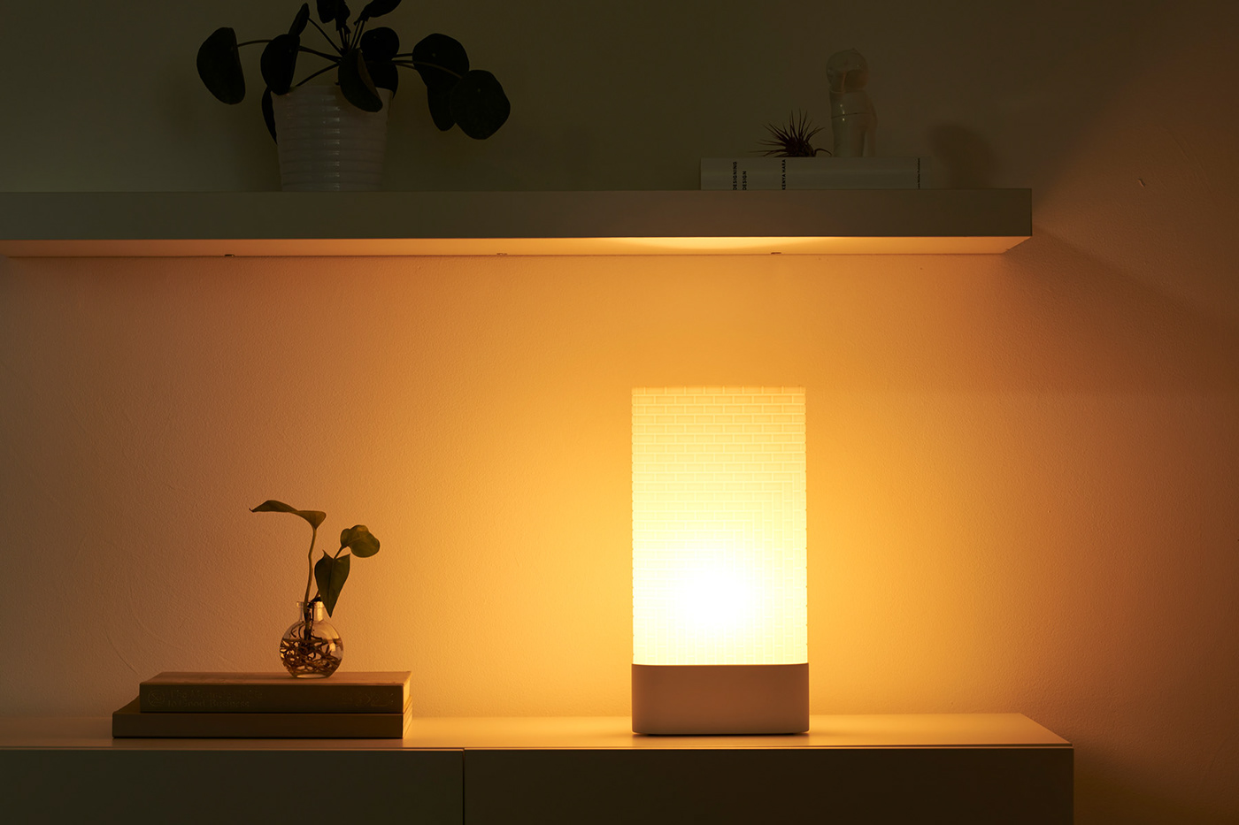 Simple style，lamps and lanterns，3D printing，white，