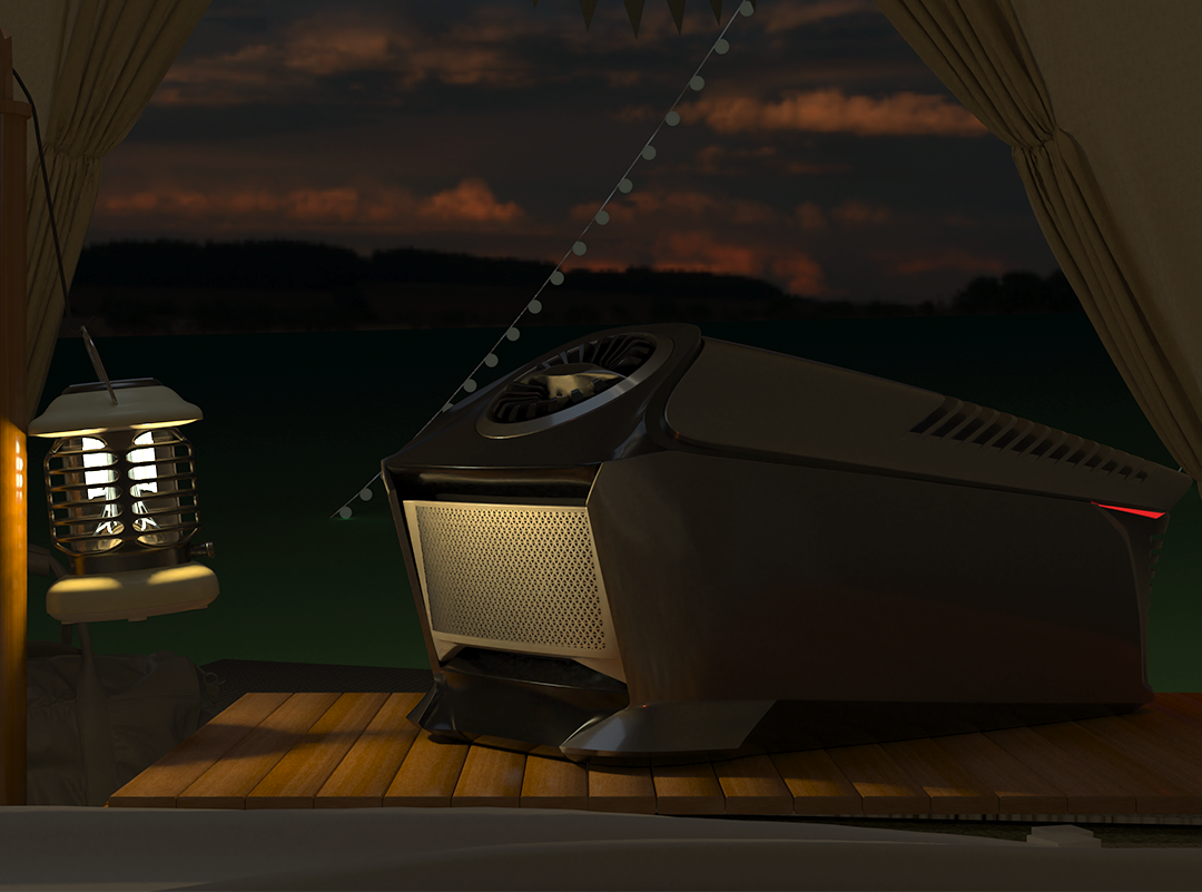 Outdoor air conditioning，Outdoor mobile air conditioning，camping outfit，Smart small household appliances，