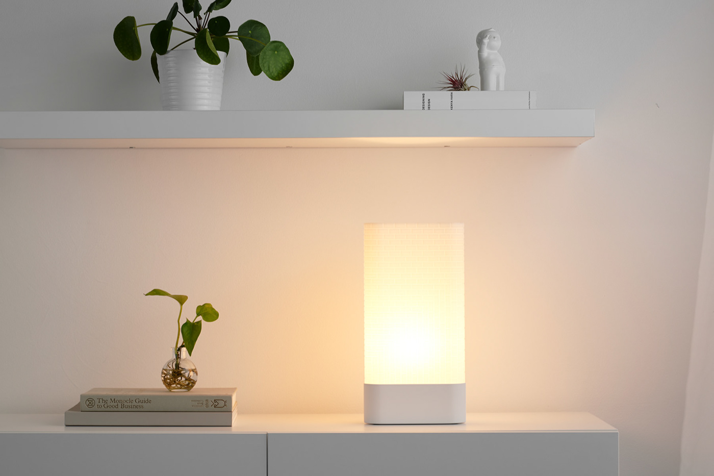 Simple style，lamps and lanterns，3D printing，white，